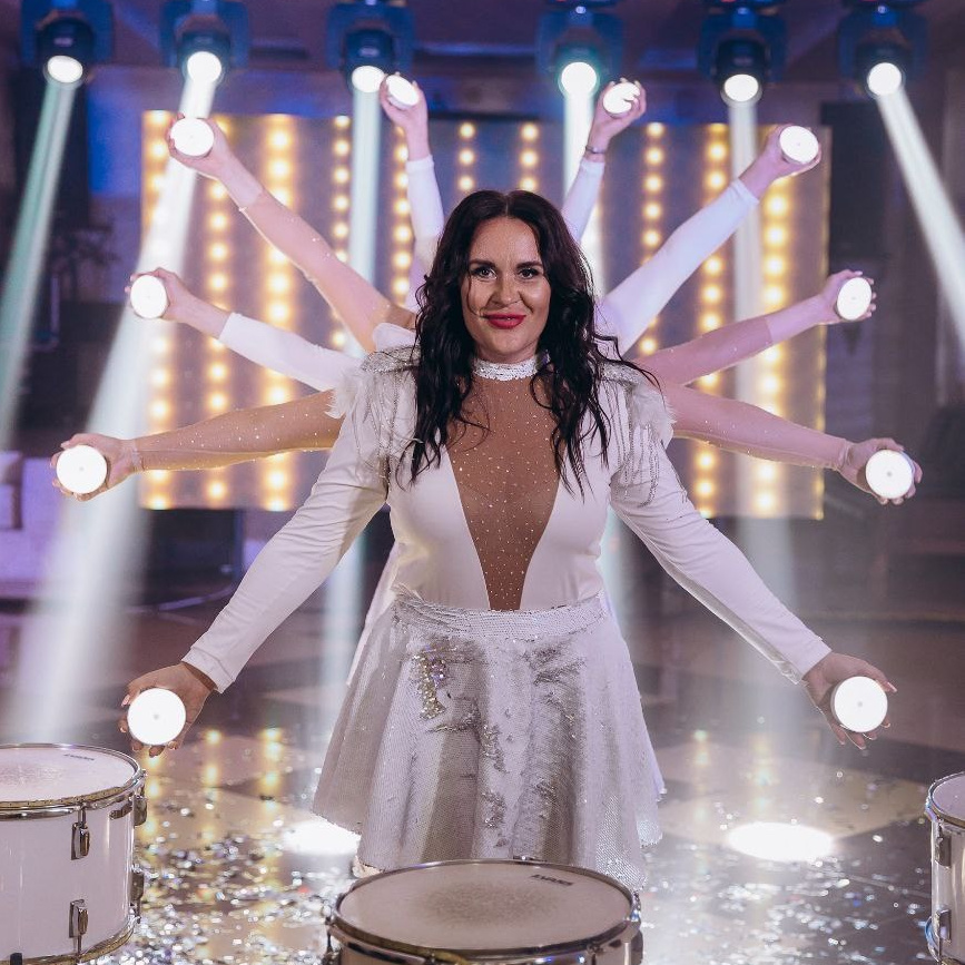 Танцевально барабанное шоу. Kozyreva-show