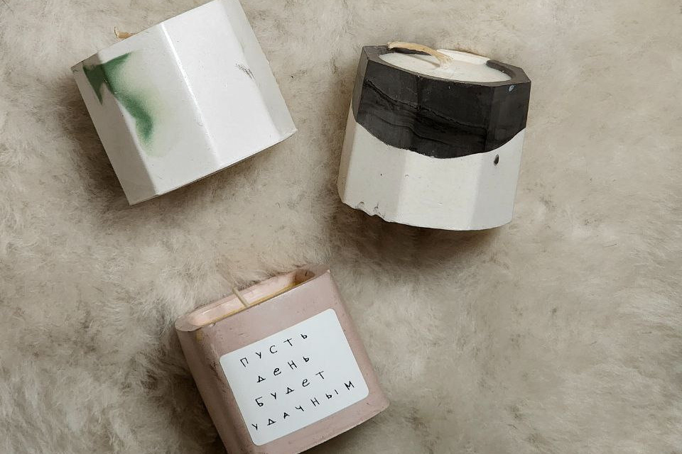 Прайс. Изделия из гипса и соевые свечи ручной работы