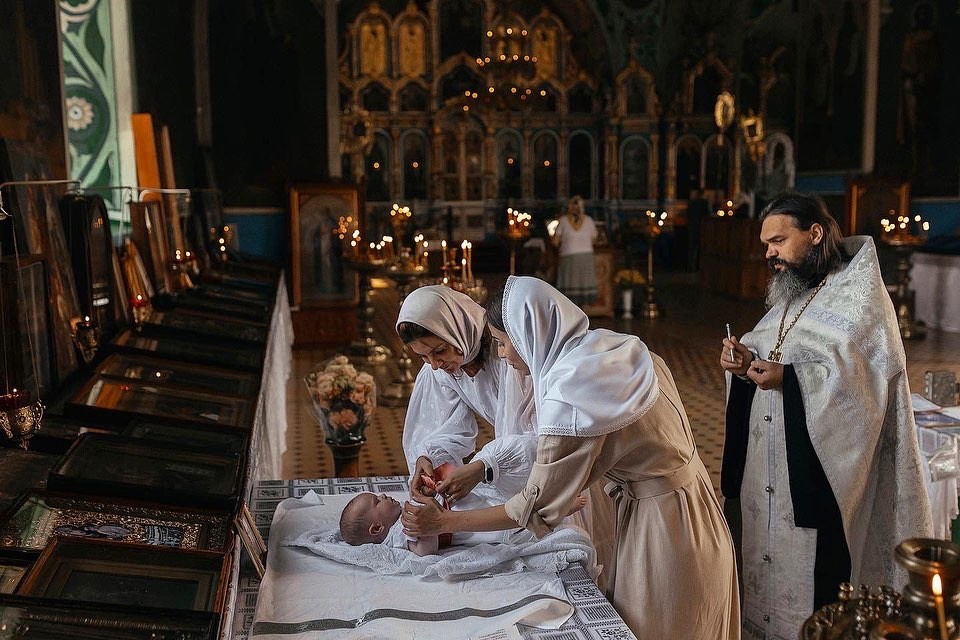Таинство Крещения. Фотограф Ростов-на-Дону Москва