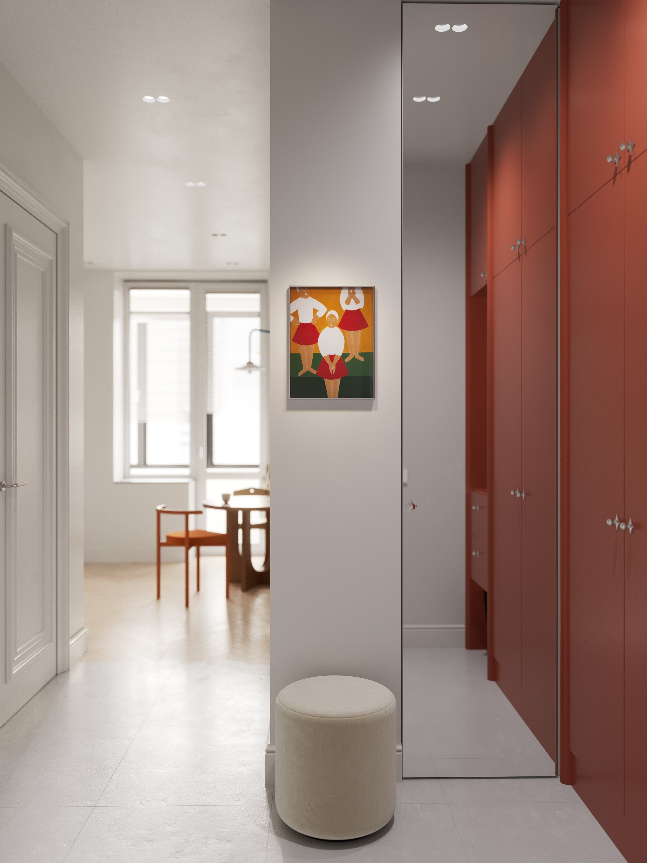 Interior design project of modern apartment (residential complex Vavilov Dom). KSYUSCHENKA — Interior design practice