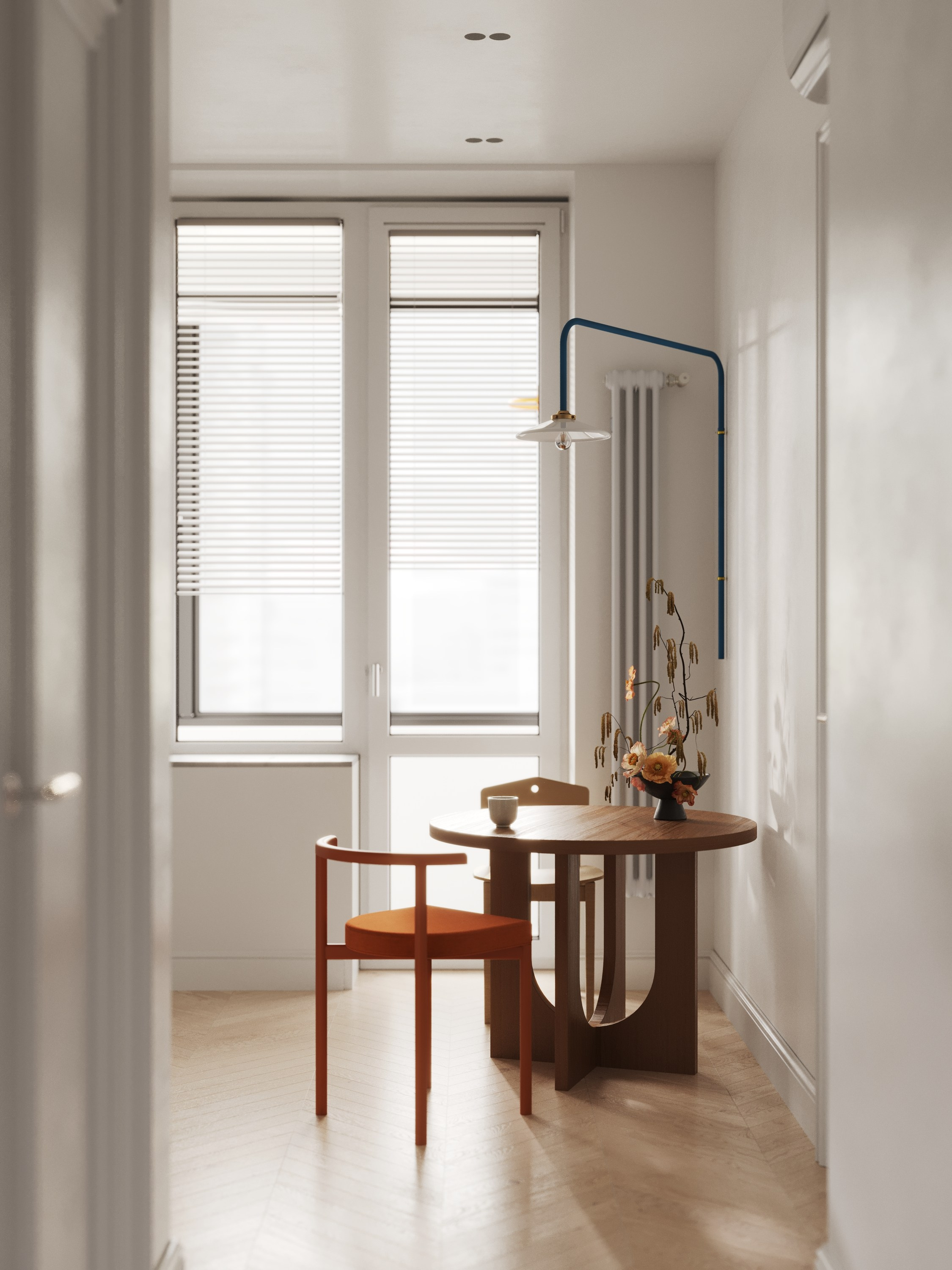 Interior design project of modern apartment (residential complex Vavilov Dom). KSYUSCHENKA — Interior design practice