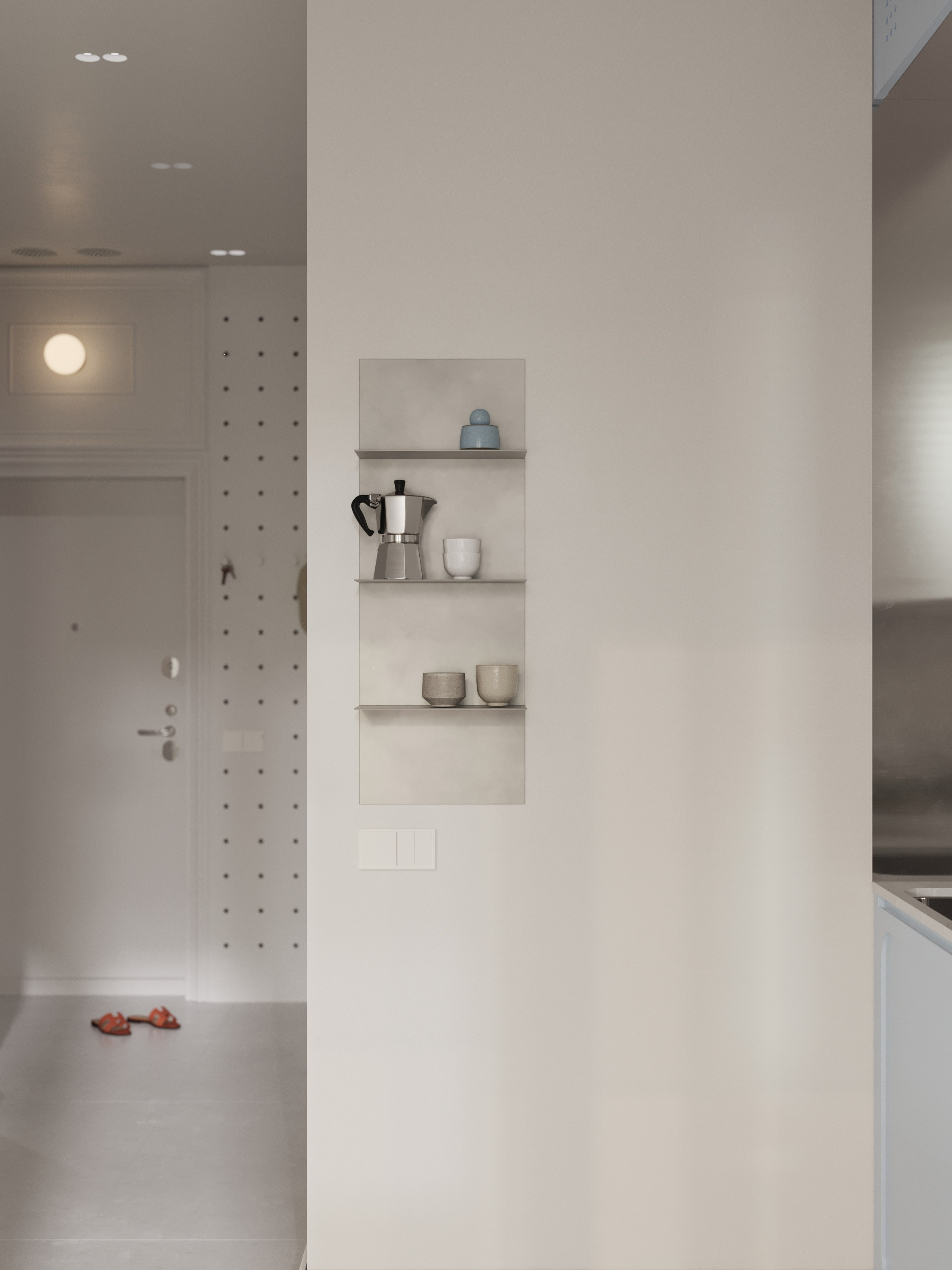 Interior design project of modern apartment (residential complex Vavilov Dom). KSYUSCHENKA — Interior design practice