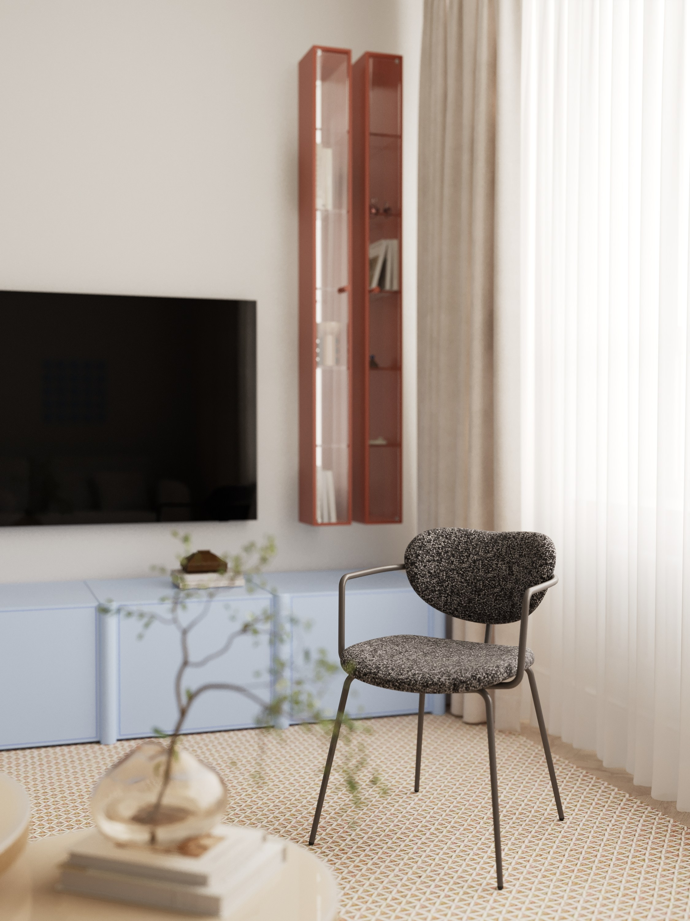 Interior design project of modern apartment (residential complex Vavilov Dom). KSYUSCHENKA — Interior design practice