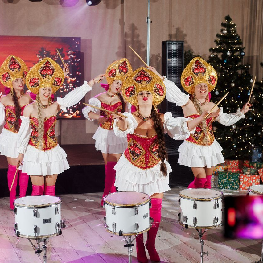 Танцевально барабанное шоу. Kozyreva-show