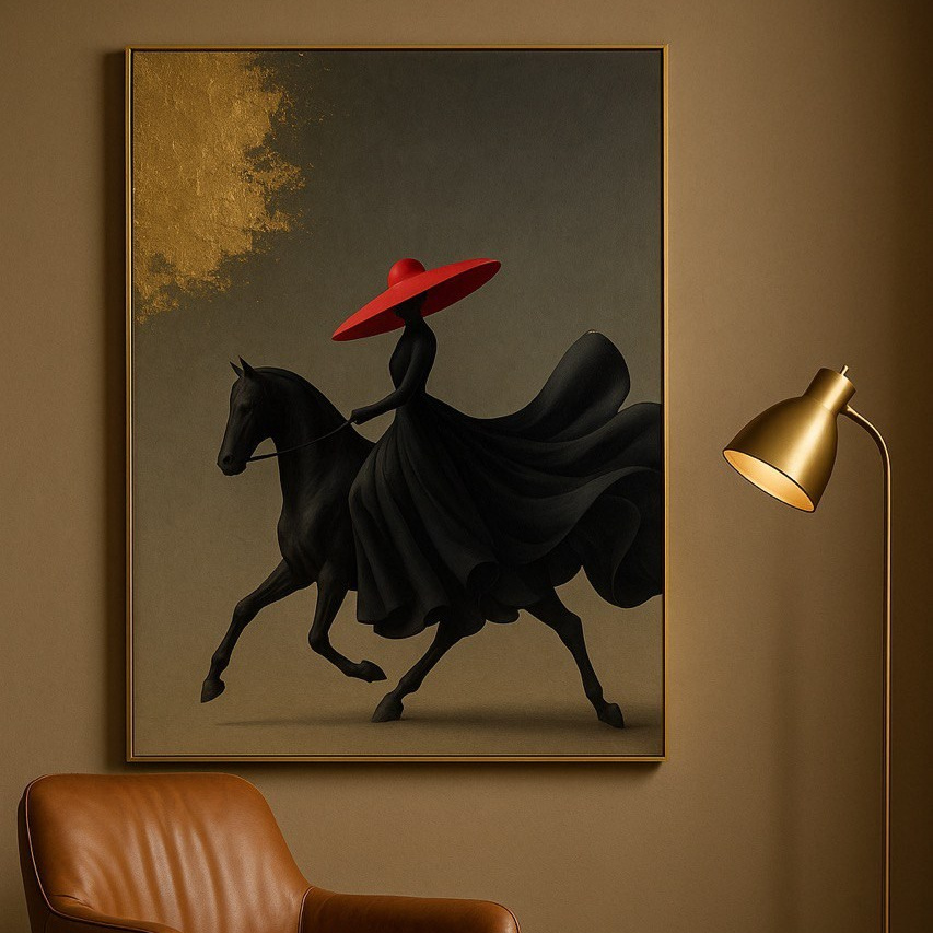 Интерьерная картина на заказ с аффирмацией и личным смыслом — авторская работа художника, созданная под интерьер и внутренний запрос клиента