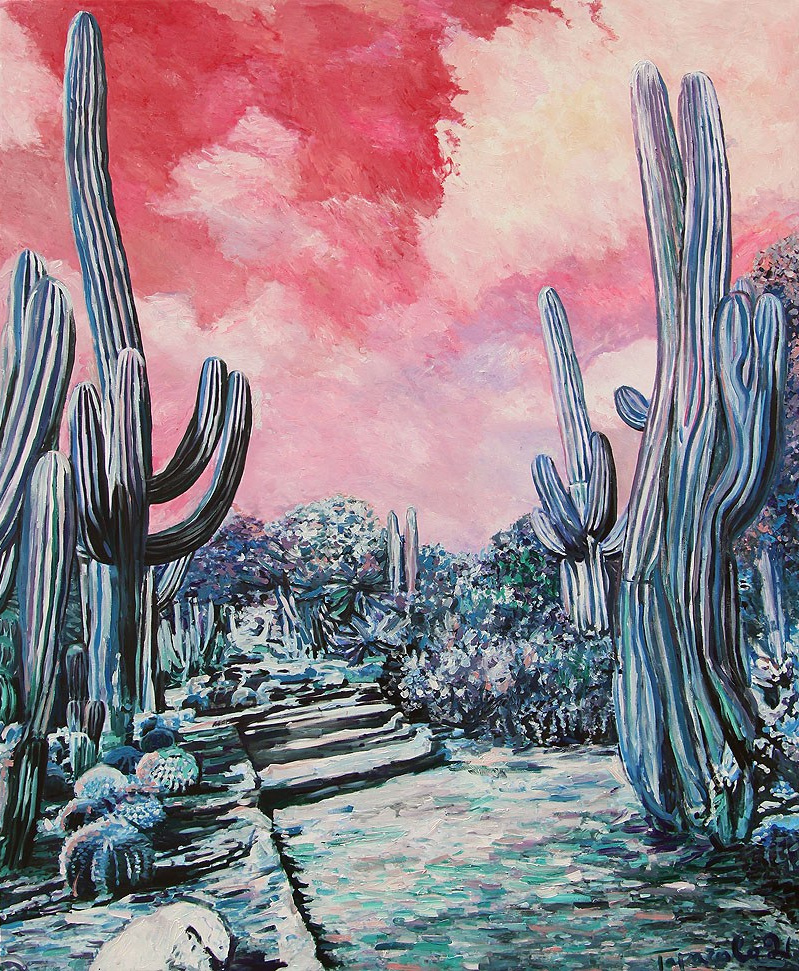 Наталия Тарасова «Кактусы». Декор для дома