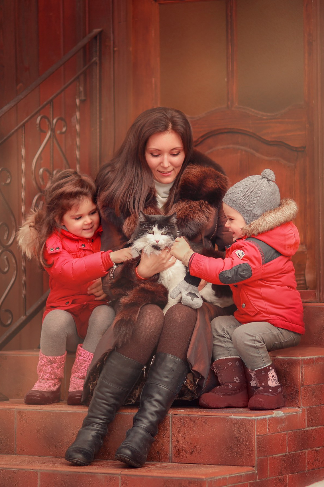 Новогодние съемки, детский фотограф, студийные новогодние съемки, зимняя фотосессия