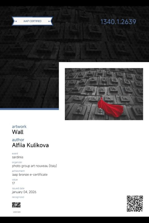 Награды в конкурсах. Kulikova Alfiia