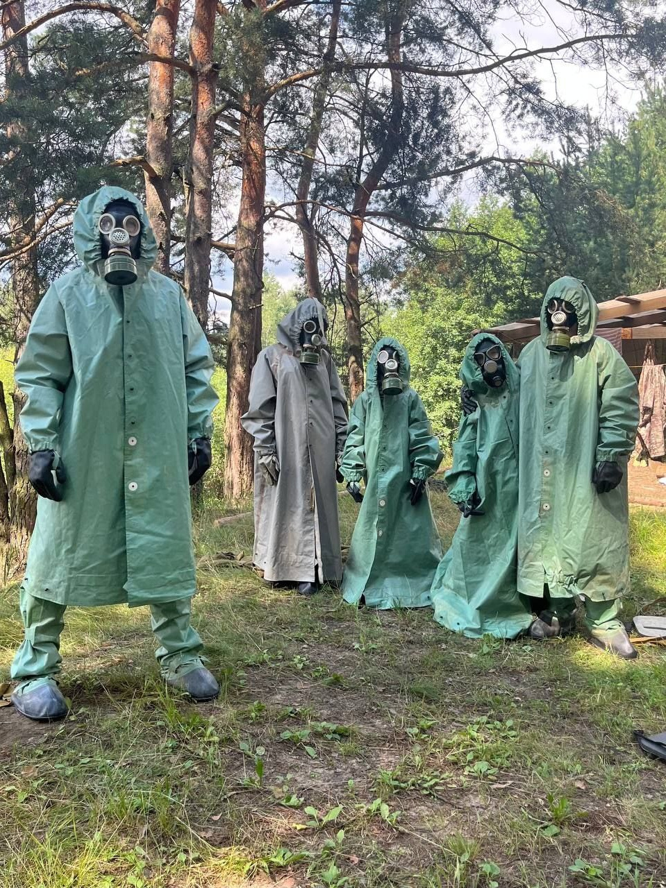 ОЗК, Биозащита, общевойсковой защитный костюм, военные сборы, противогаз