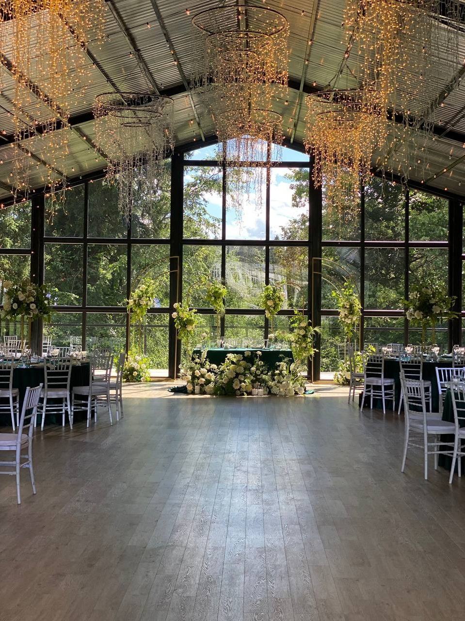 Стеклянные веранды для свадеб в Московской области. Letova Wedding — Свадебный организатор в Москве