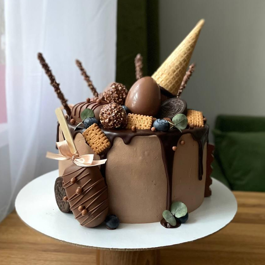 Торт на заказ. Семейный фотограф на крещение Кристина Фриденберга, Москва