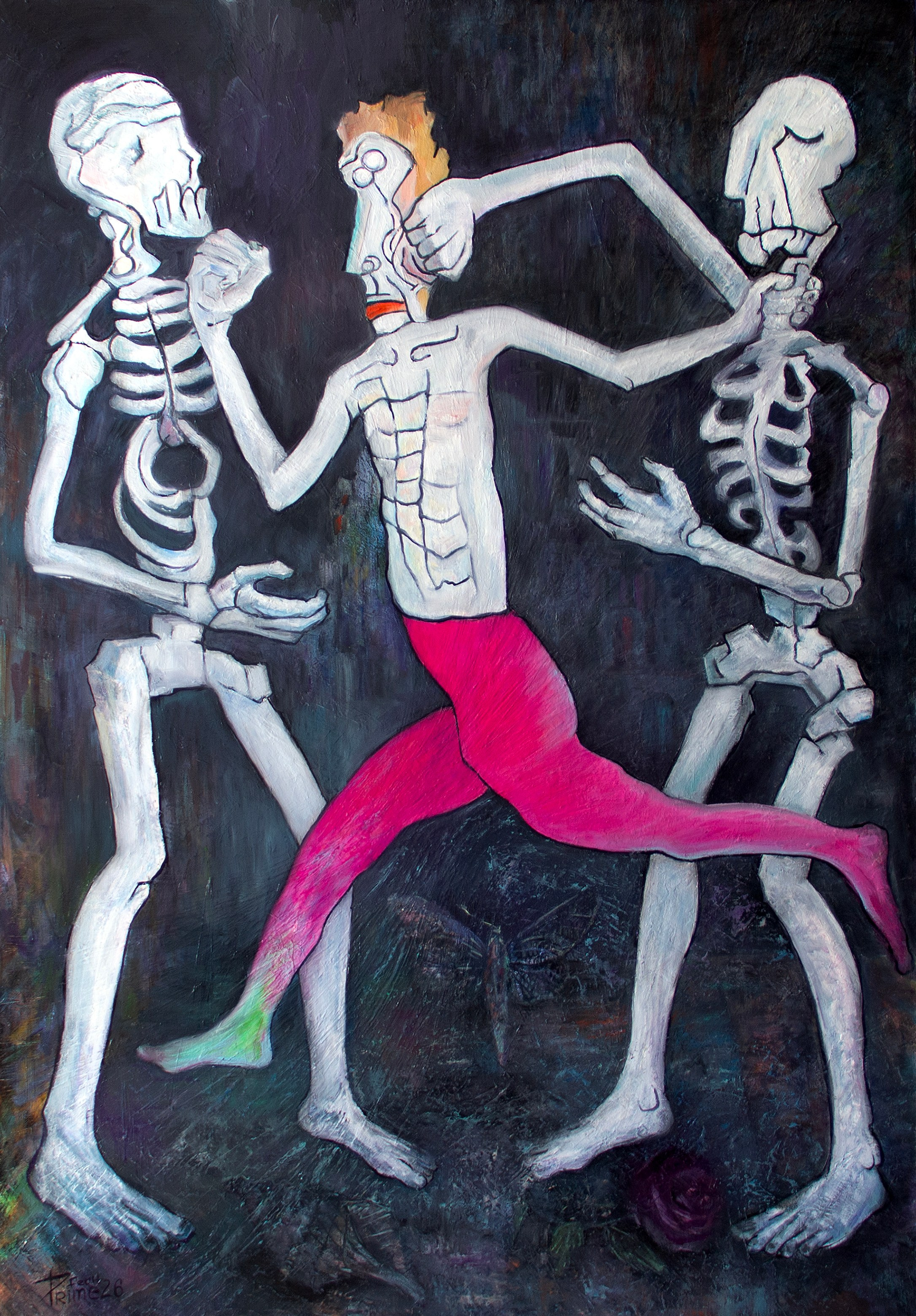 “CONFLICT”. The artist — Fluctuations. I am conducting a study of the artistic evolution of art, which leads to the emergence of historical perspective