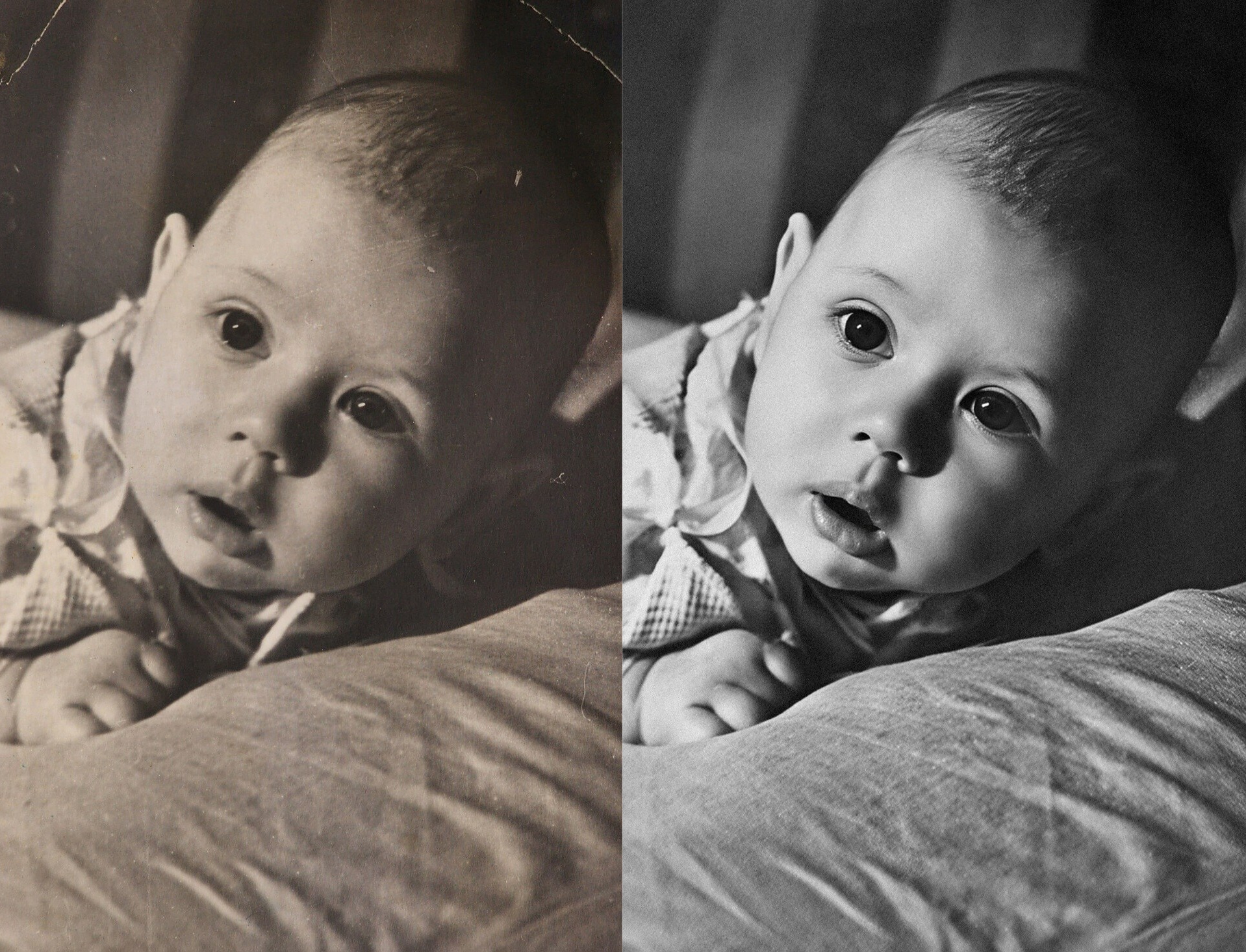 Реставрация фотографий, восстановление старой фотографии, ретушь старой фотографии