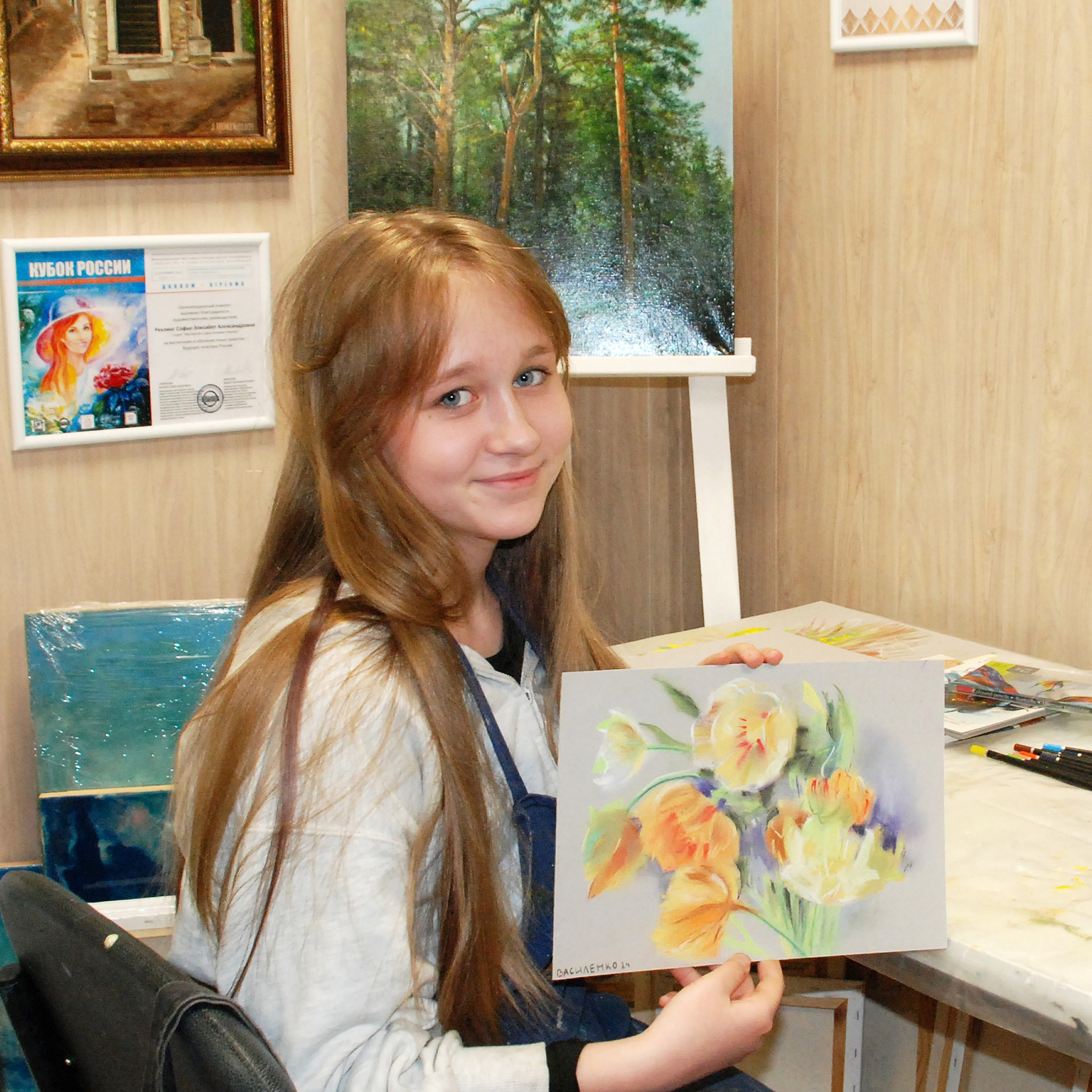 大師班. 根據照片訂購繪畫和肖像。藝術家 Sofia Rechling