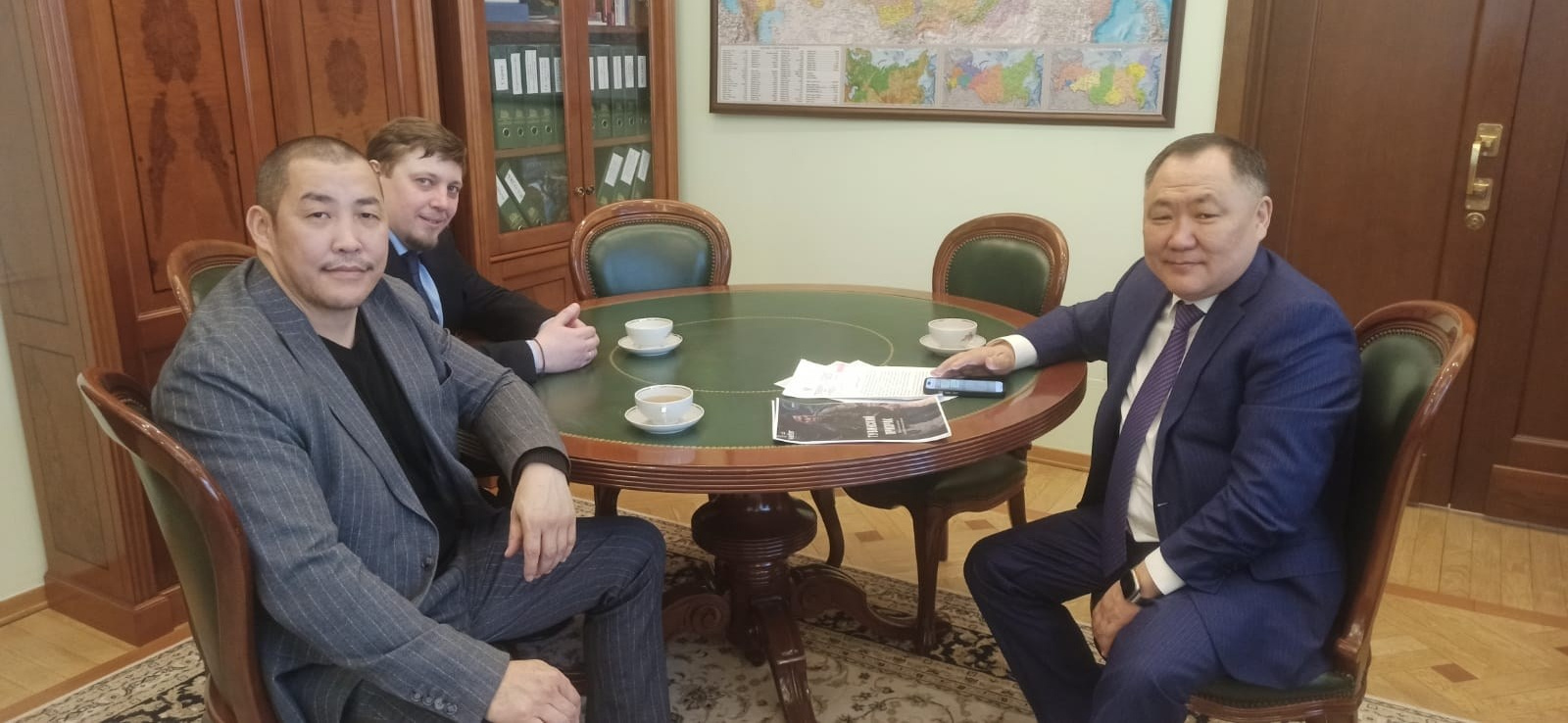 Встреча с Заместителем Председателя Государственной Думы Кара-оол Шолбаном Валерьевичем. Центр развития кинопроизводства Республики Хакасия