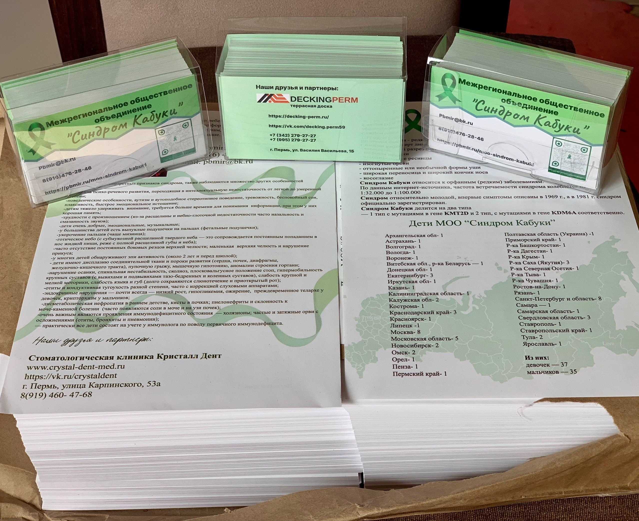 МОО «Синдром Кабуки». АНО «Центра социальных проектов «Путь в большой мир»