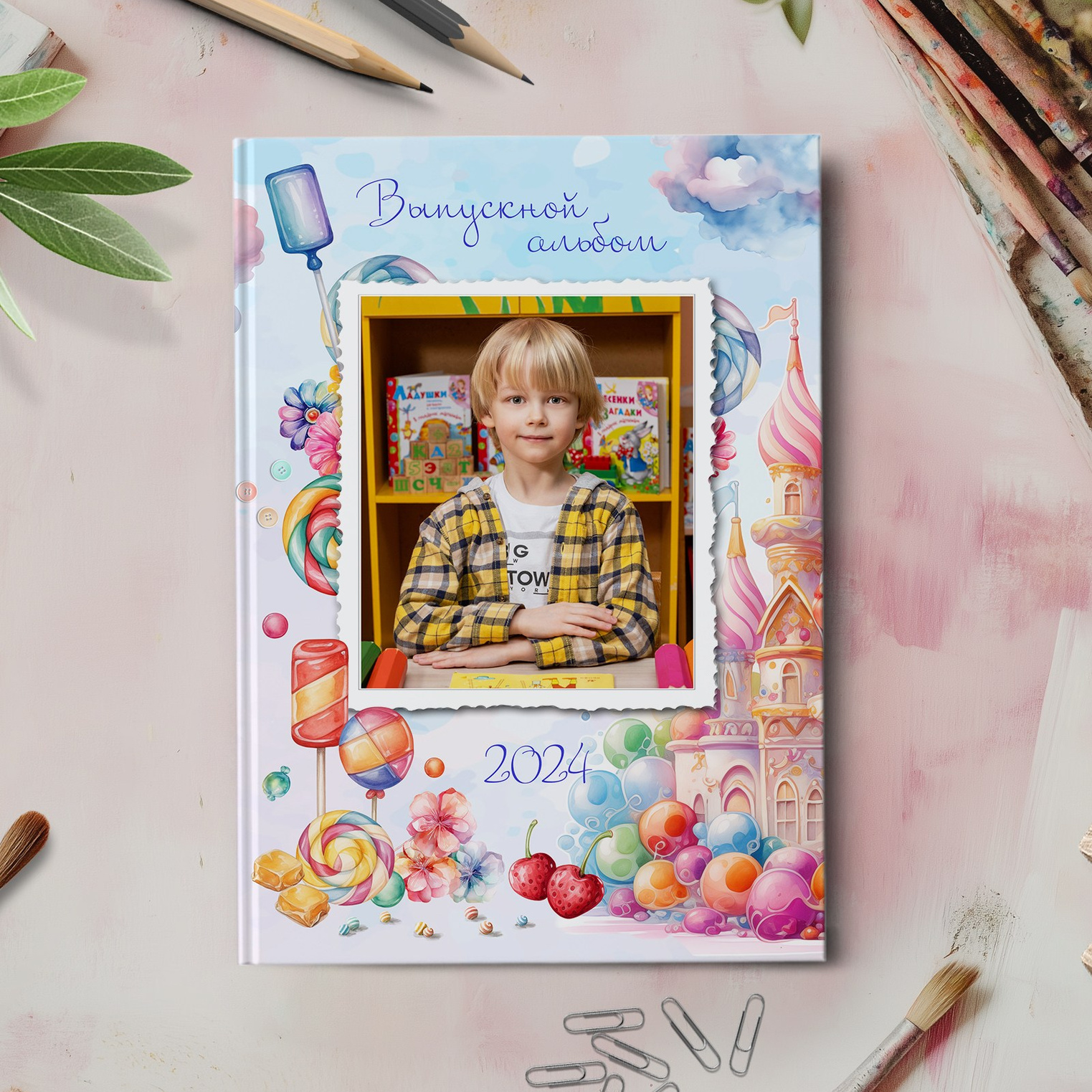 Шаблон фотокниги для детского сада. Шаблоны и дизайны выпускных альбомов и фотокниг
