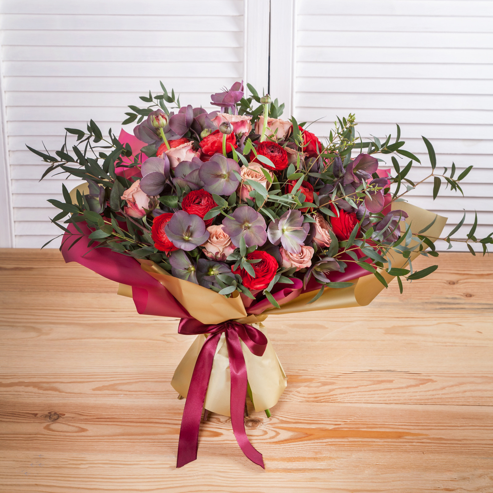 Яркий букет, флорист Маргарита Гладкова