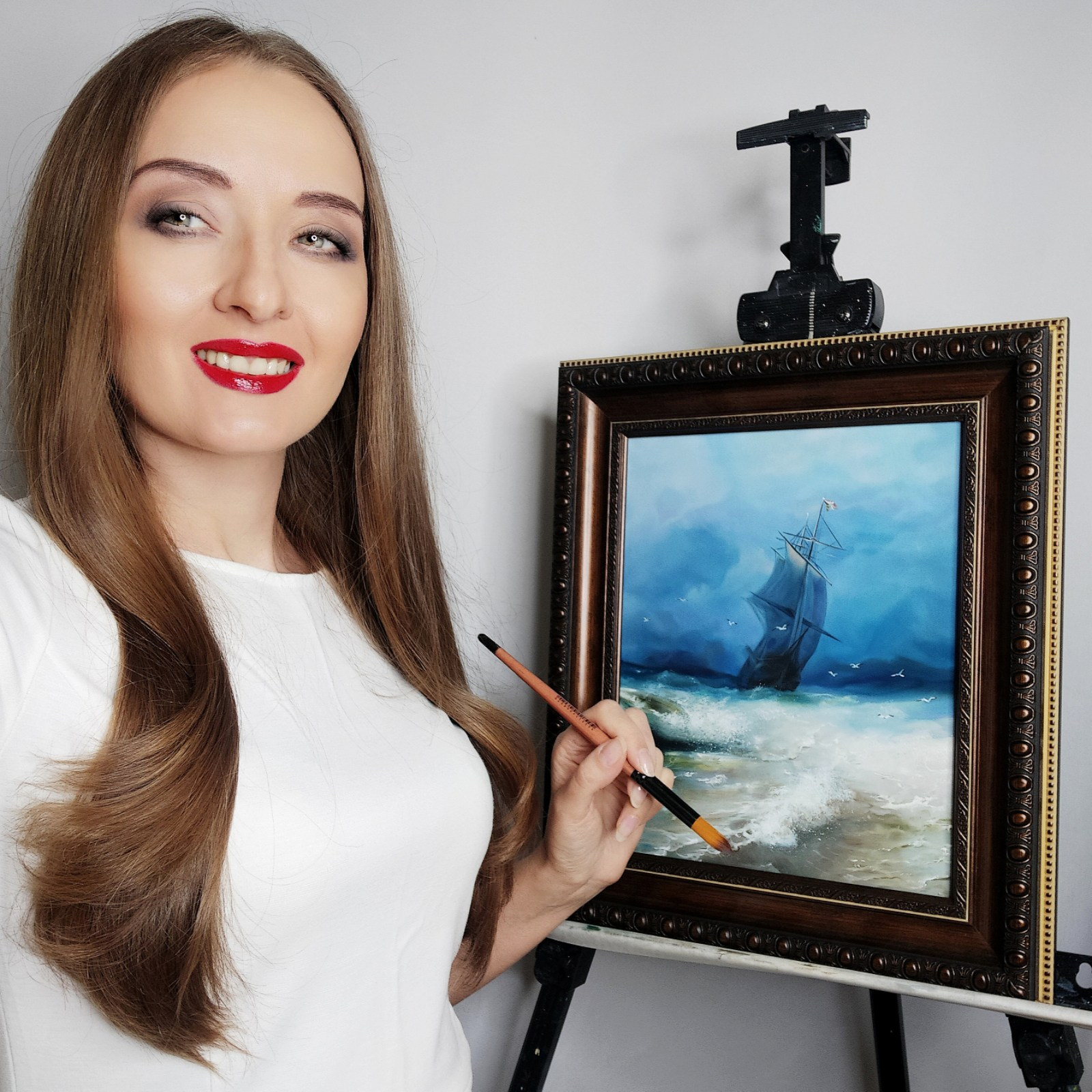 大師班. 根據照片訂購繪畫和肖像。藝術家 Sofia Rechling