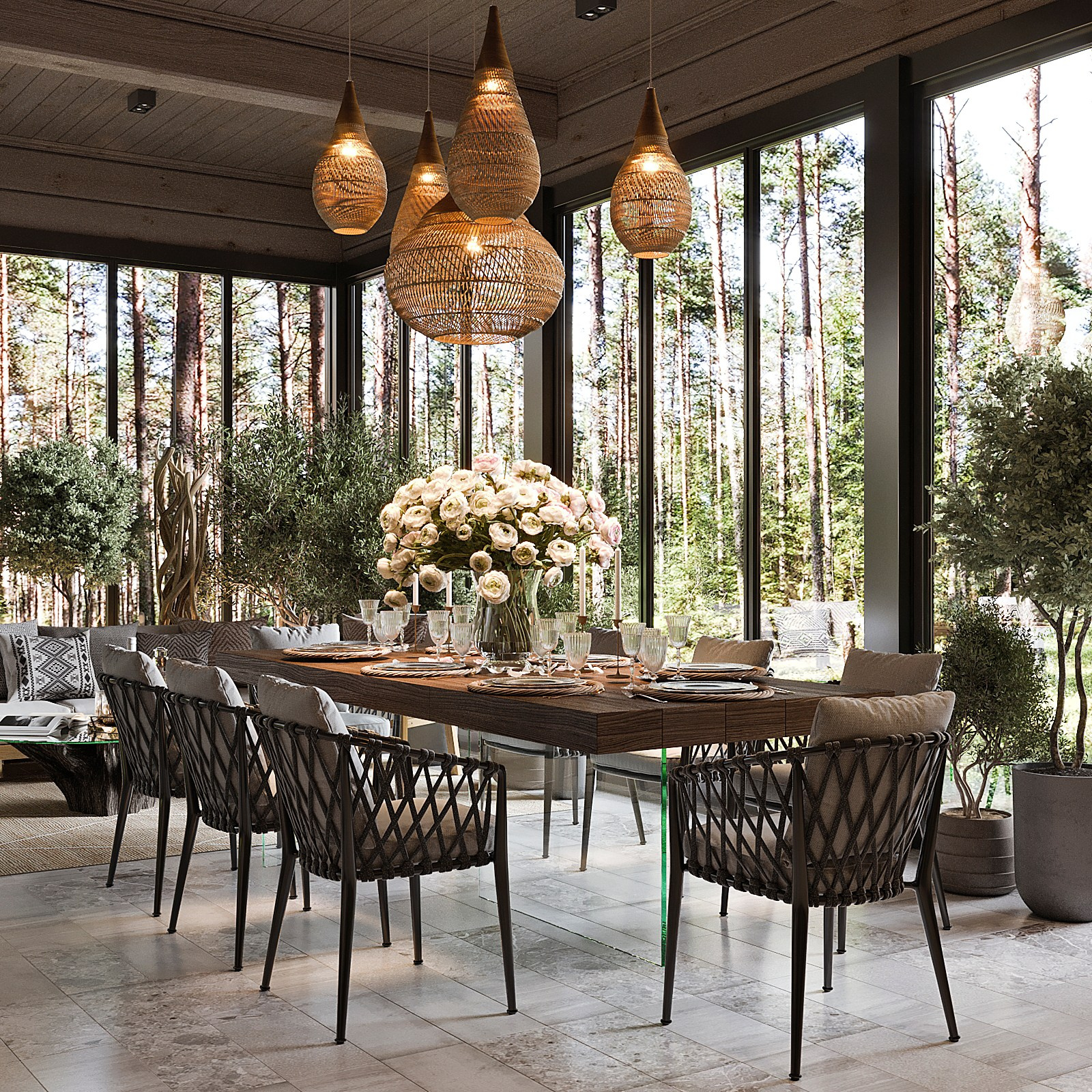 Дизайн интерьера деревянных домов