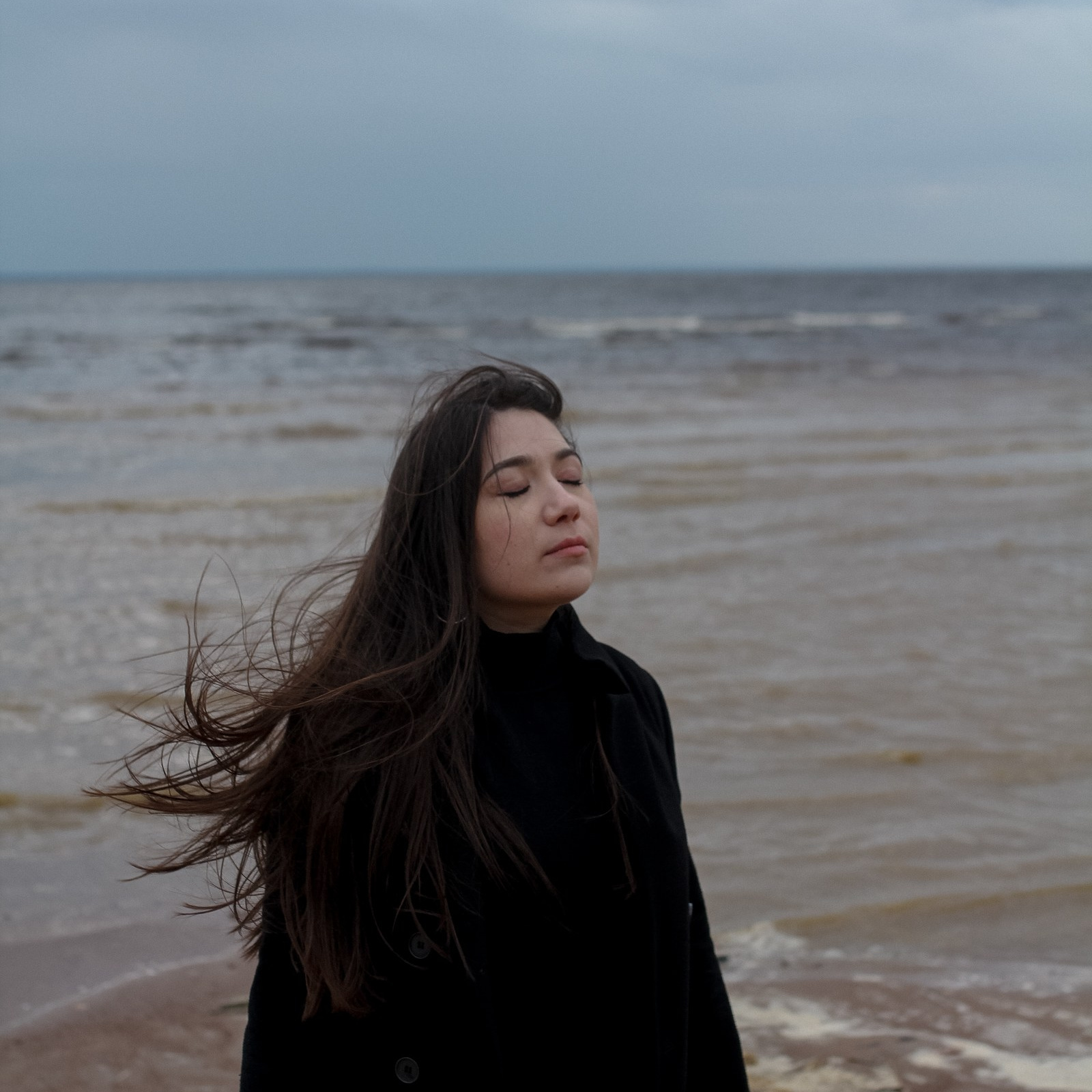 Женский портрет, фотосессия на улице