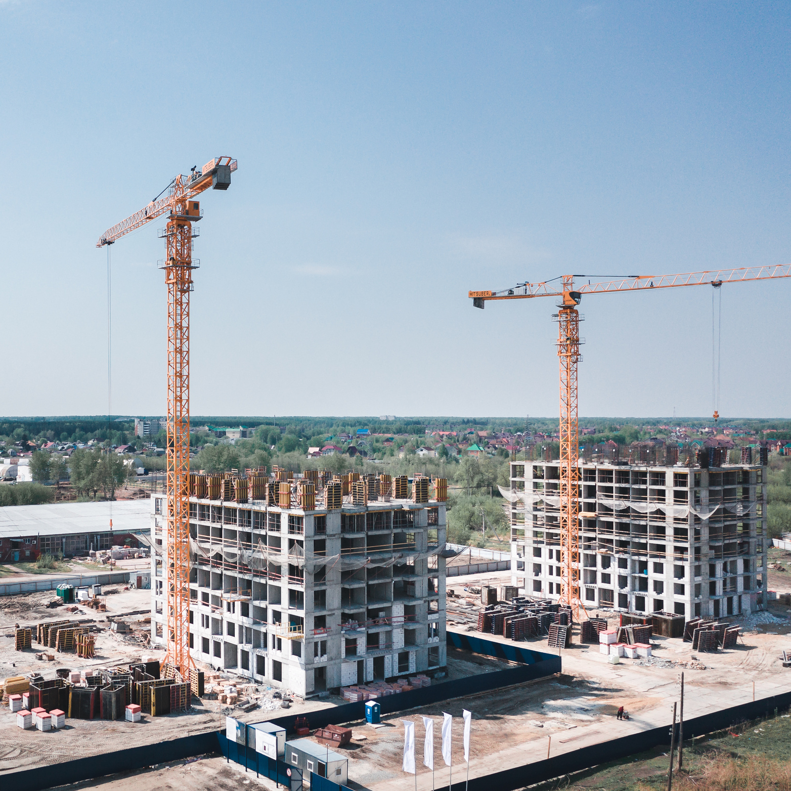 Динамика строительства архитектурных объектов Тюмень