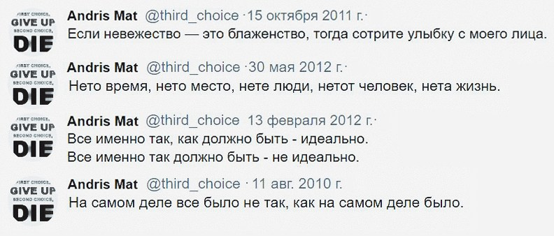 Twitter. ХРОНИКИ ХРОНОСА