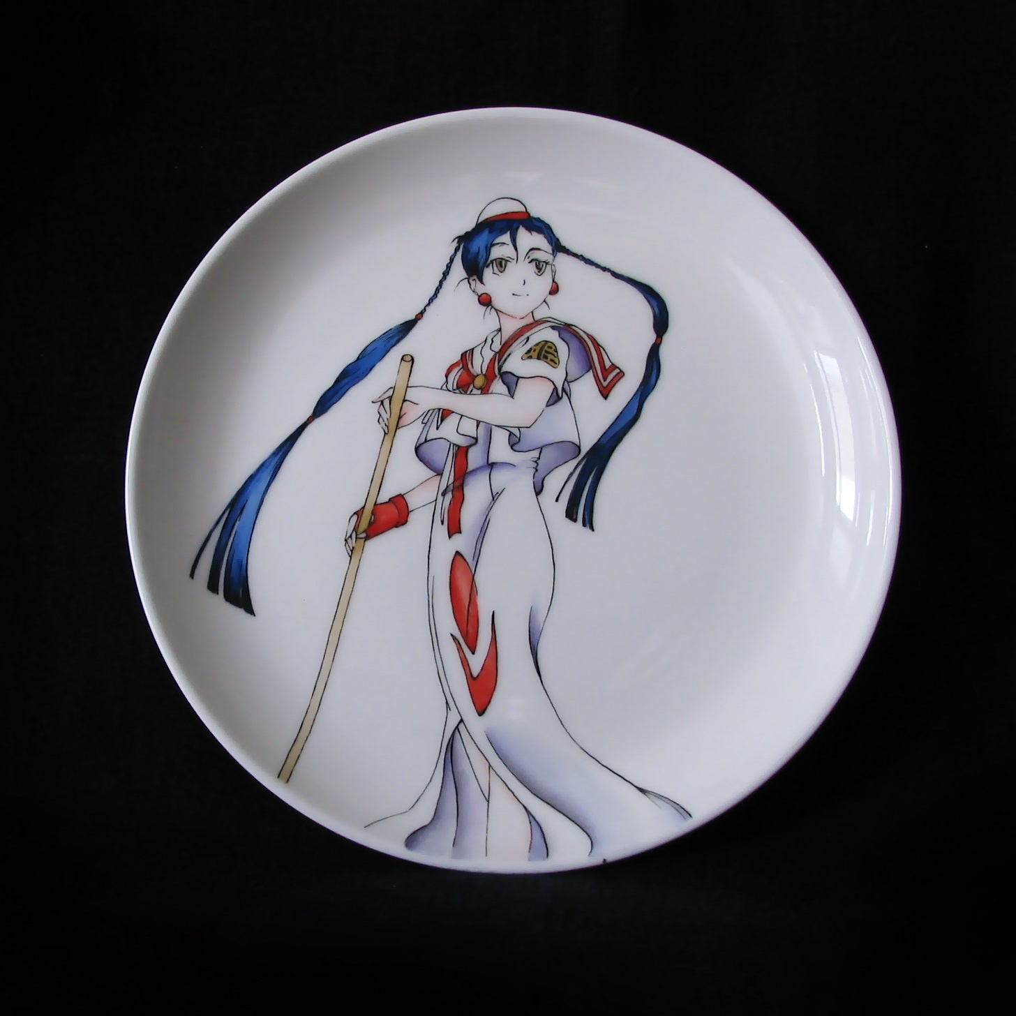 Аниме тарелка. Роспись Фарфора в Санкт-Петербурге