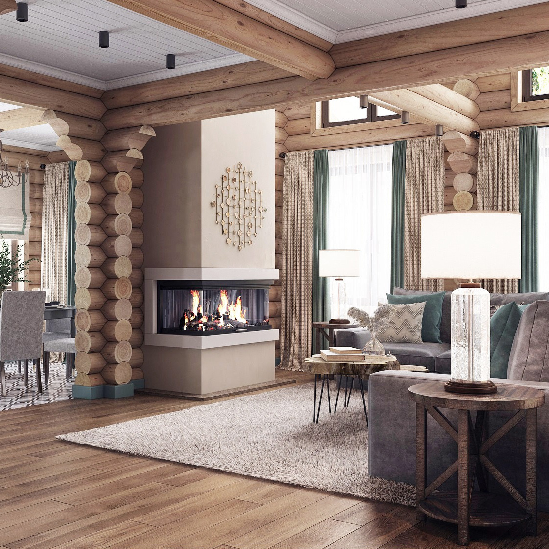 Дизайн деревянного дома