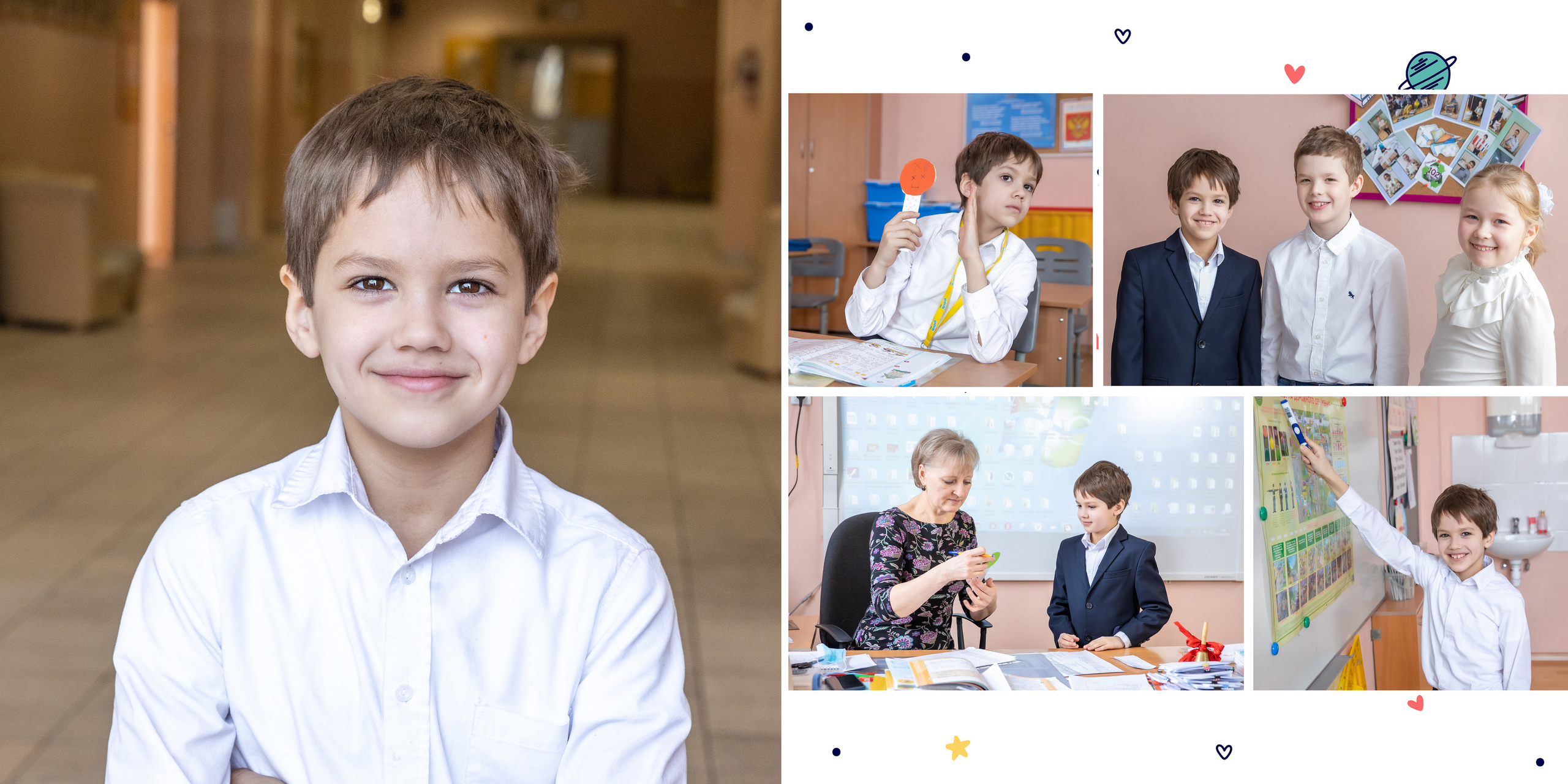 Выпускные фотоальбомы Начальная школа Детский сад. Детский и семейный фотограф в Москве Власова Галина