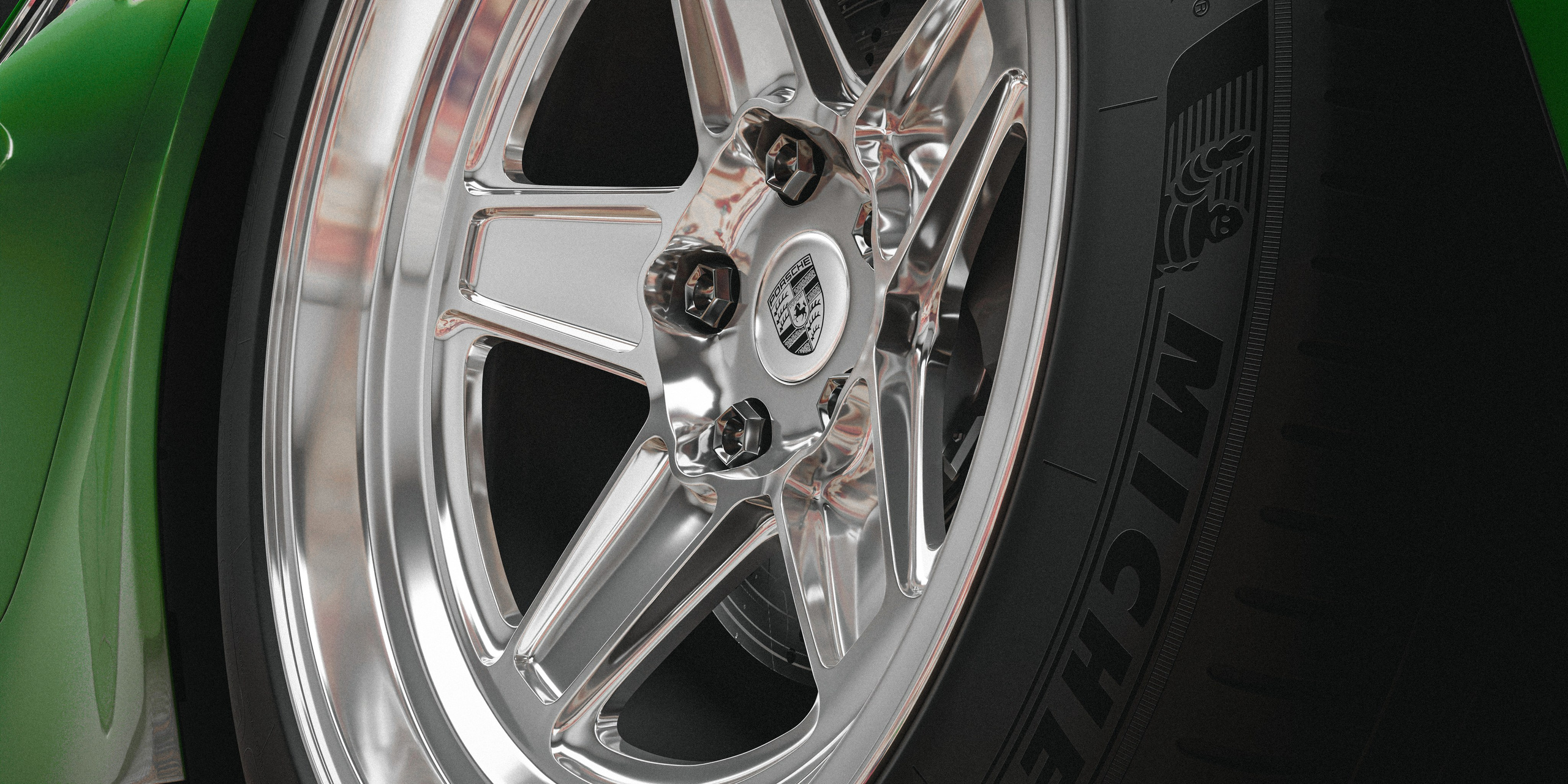 Porsche964. Архитектурная визуализация