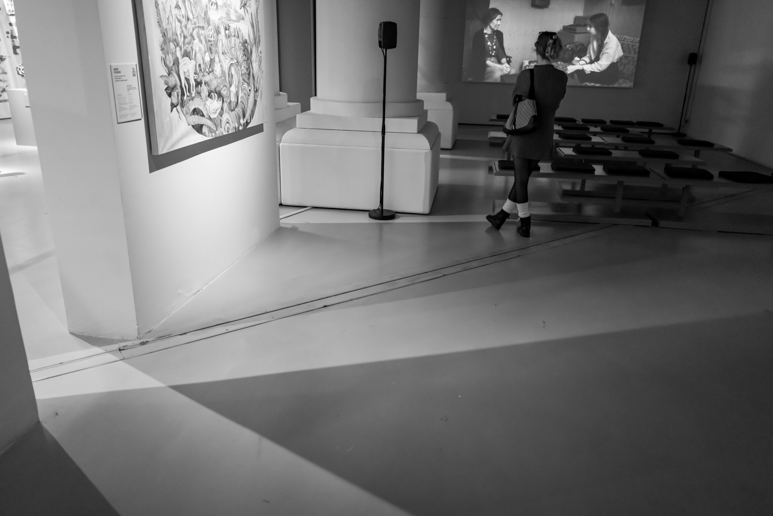 Инсталляция в Паркинг Галерее в Зарядье