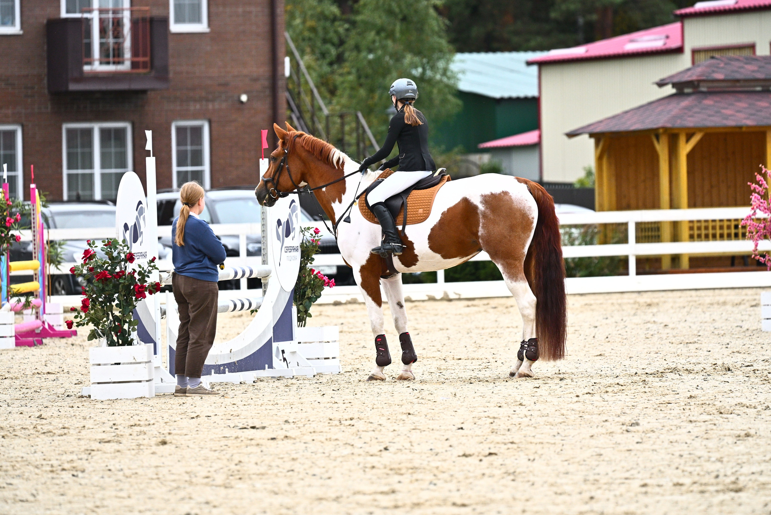 2025.09.20 — КСК СЕРЕБРЯНАЯ ПОДКОВА конкур. ТУРНИРНАЯ КОННАЯ ФОТОГРАФИЯ, Руднева Ольга и Евгений Адеев