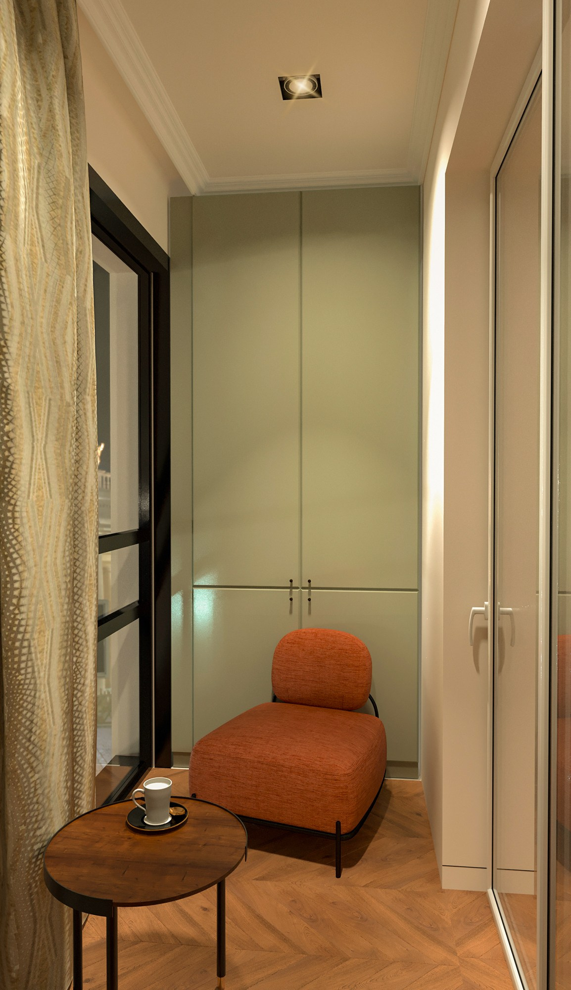 Дизайн-проект квартиры 65 кв. м. современная классика. Интерьерный дизайнер в Сочи Поплавская Татьяна. Проектирование интерьеров и организация процесса ремонта