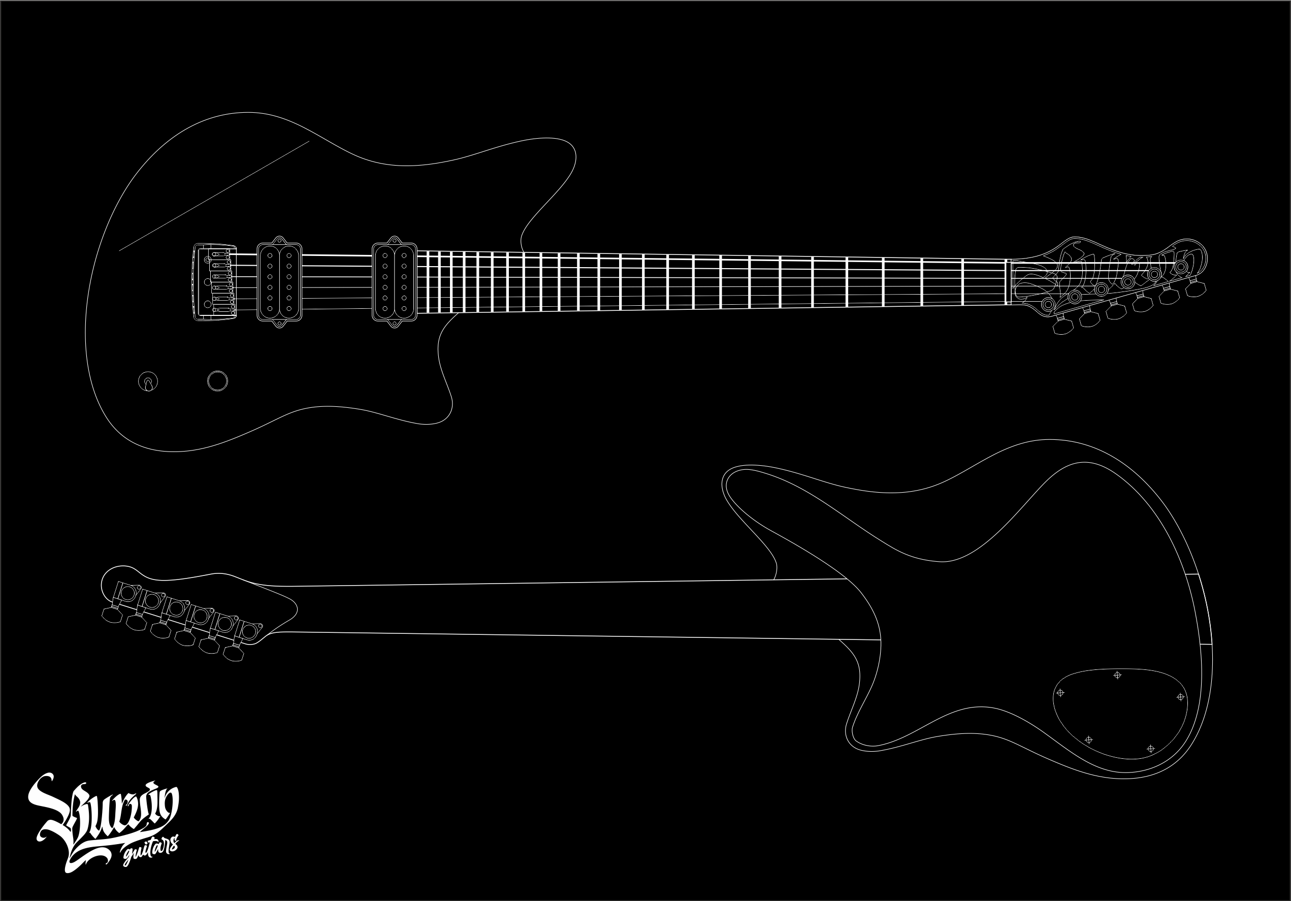 027 YAGA. Master of making guitars and basses to order