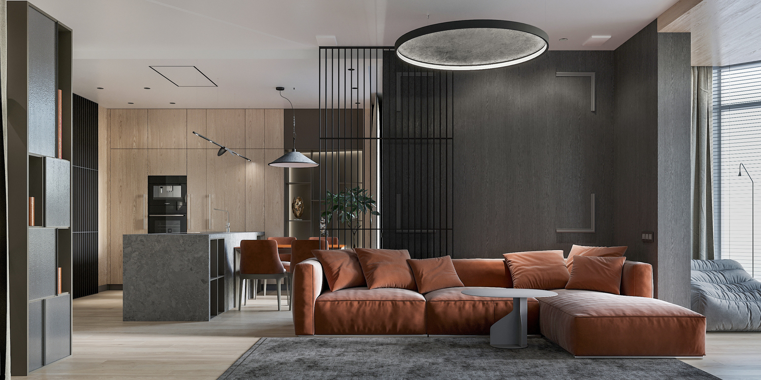 Квартира ЖК Аквамарин. Архитектурно-дизайнерское бюро ROOMS