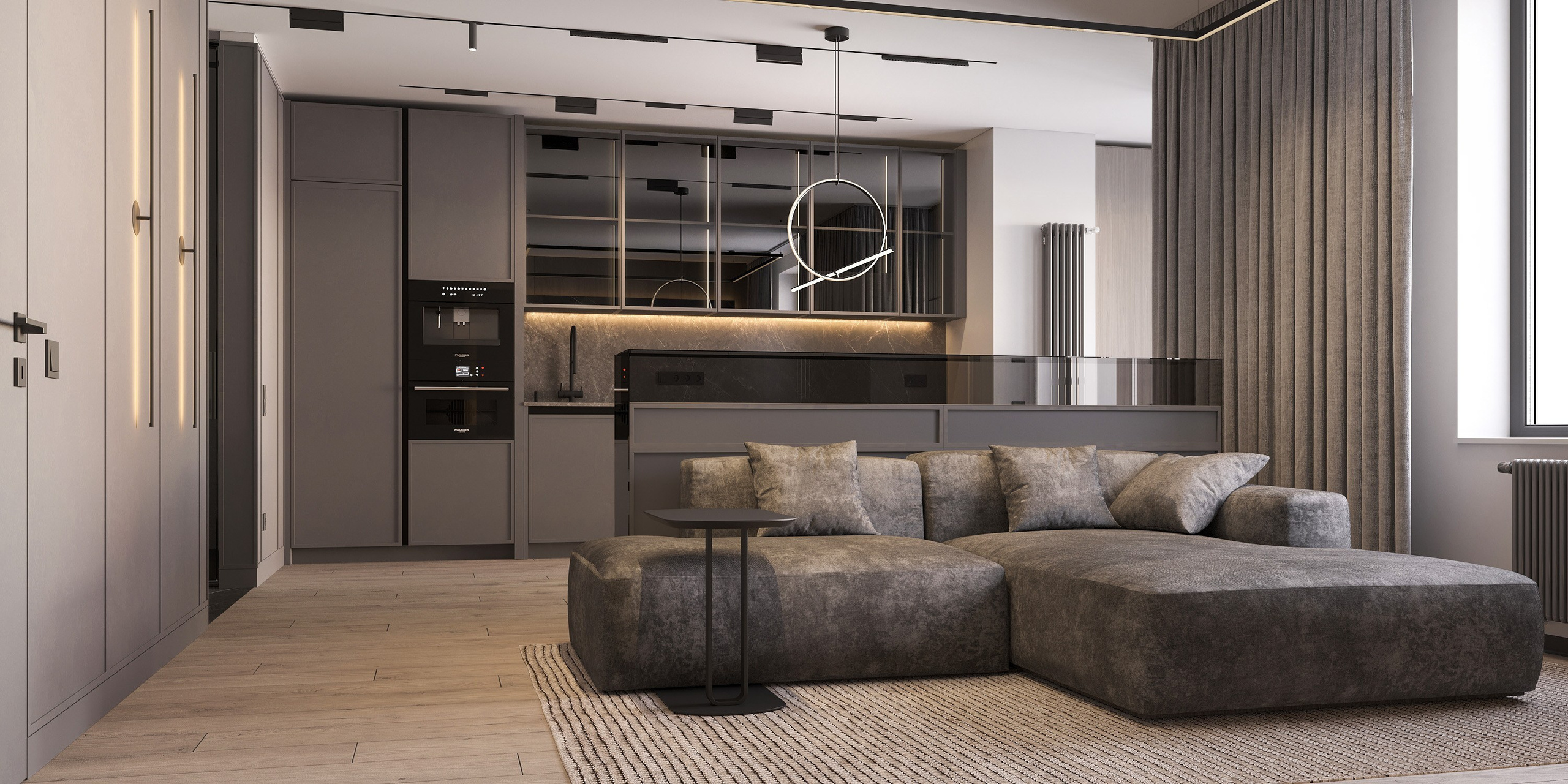 Квартира Дежнев Спартак (ДЛЯ САЙТА). Архитектурно-дизайнерское бюро ROOMS