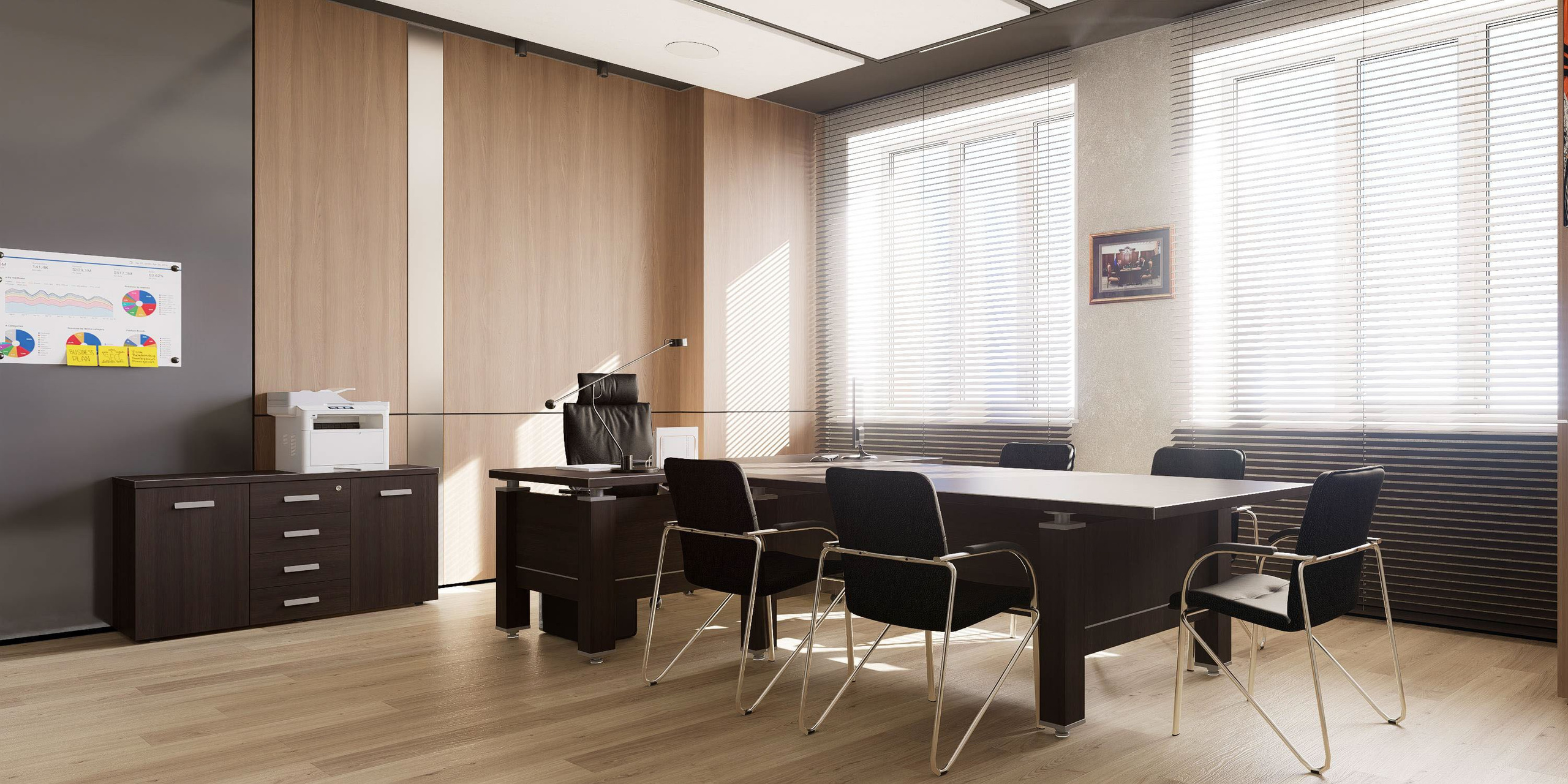 ХК «Амурские тигры» Кабинет директора. Архитектурно-дизайнерское бюро ROOMS