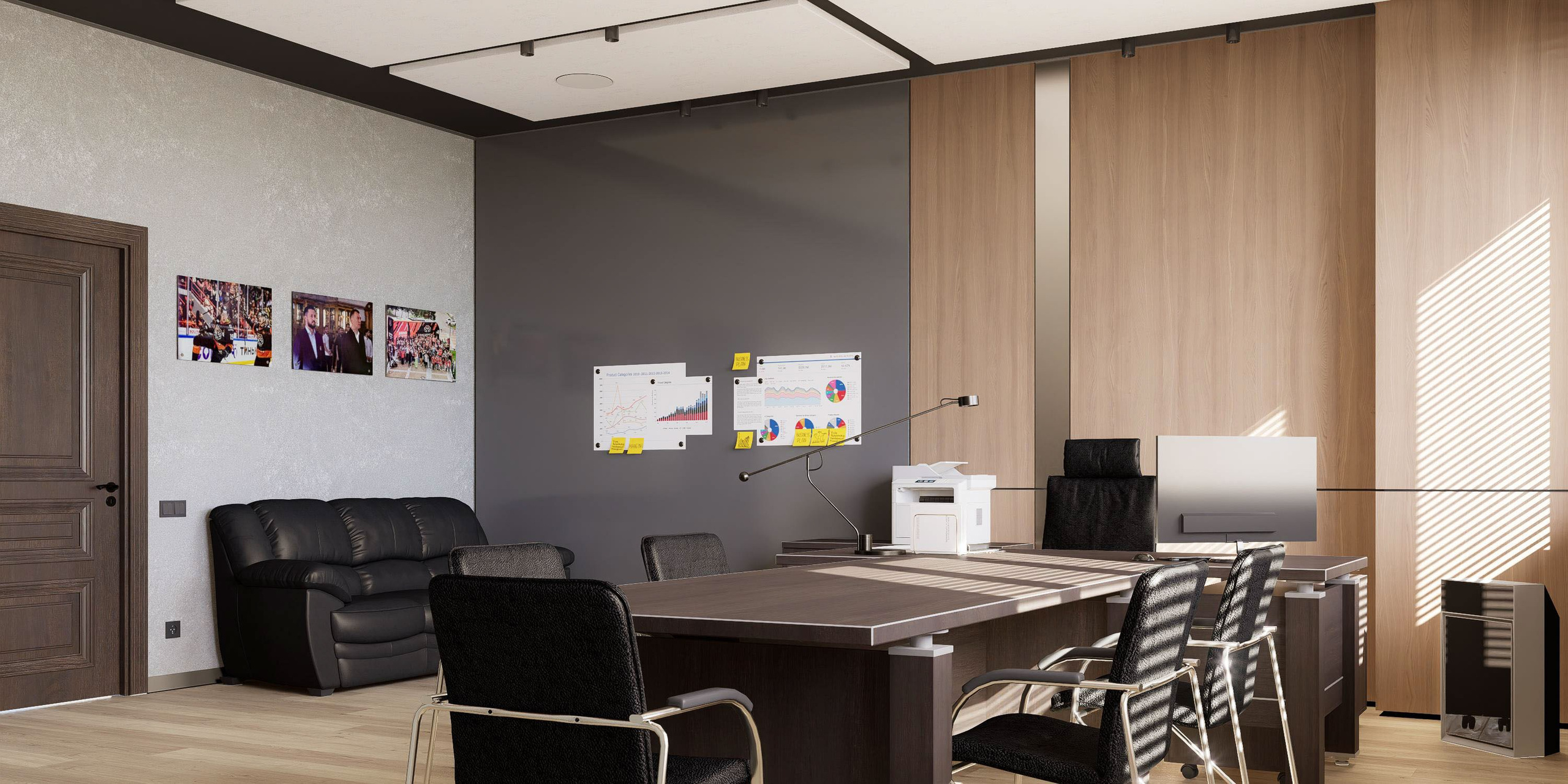 ХК «Амурские тигры» Кабинет директора. Архитектурно-дизайнерское бюро ROOMS