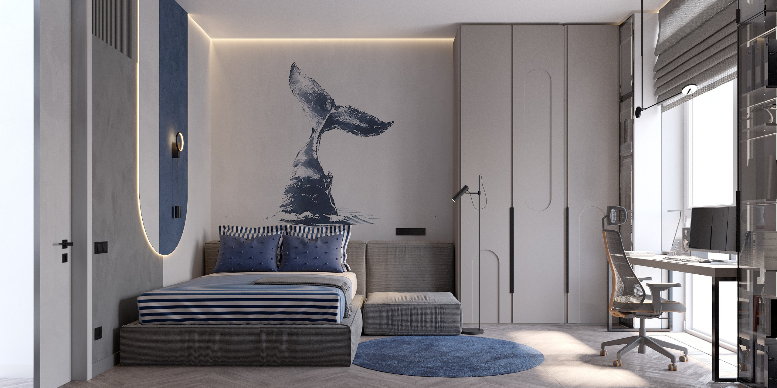 Квартира Кутузов Град. Архитектурно-дизайнерское бюро ROOMS