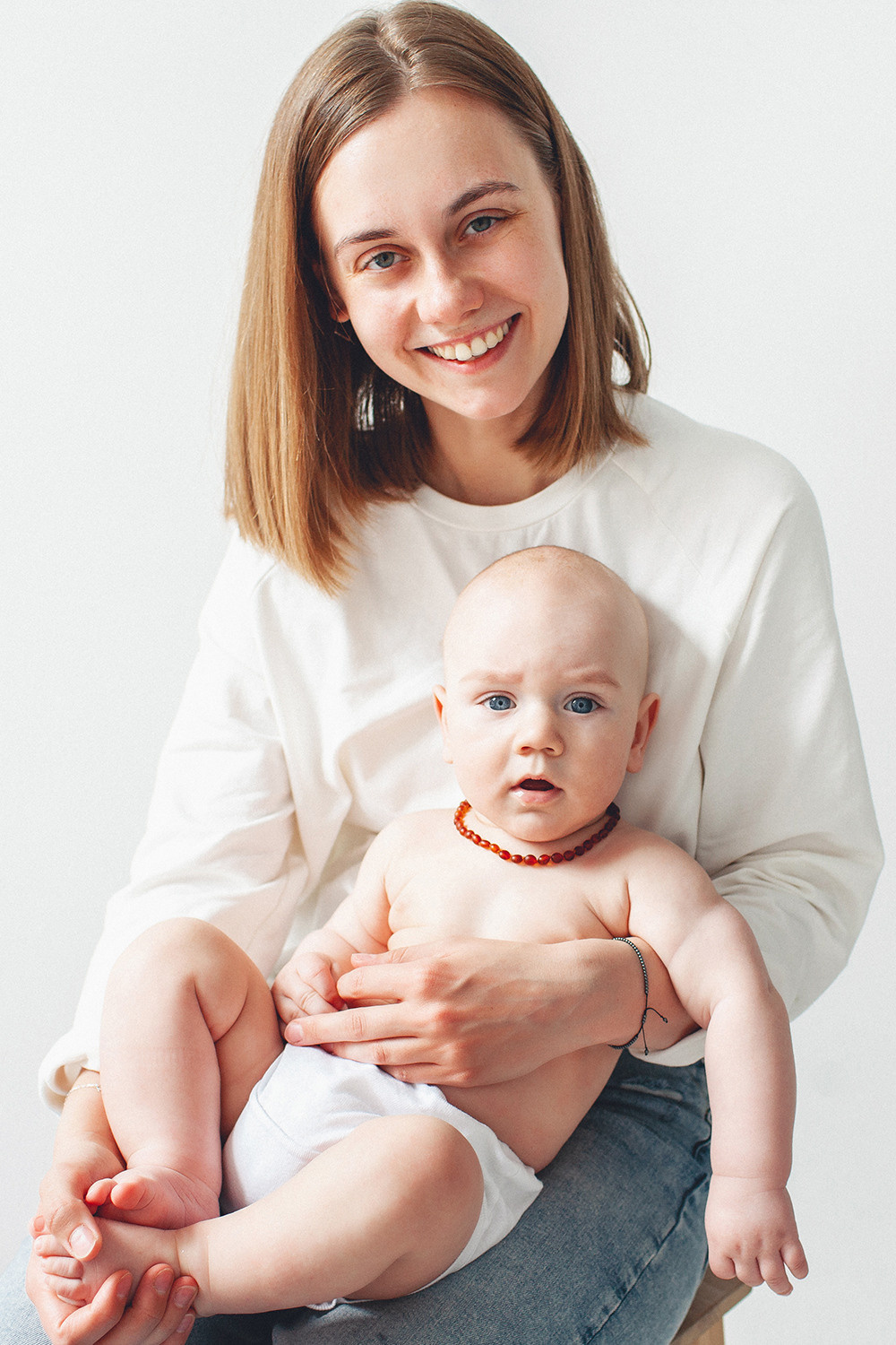 Семейные фото с шестимесячным малышом. Детский фотограф в Самаре