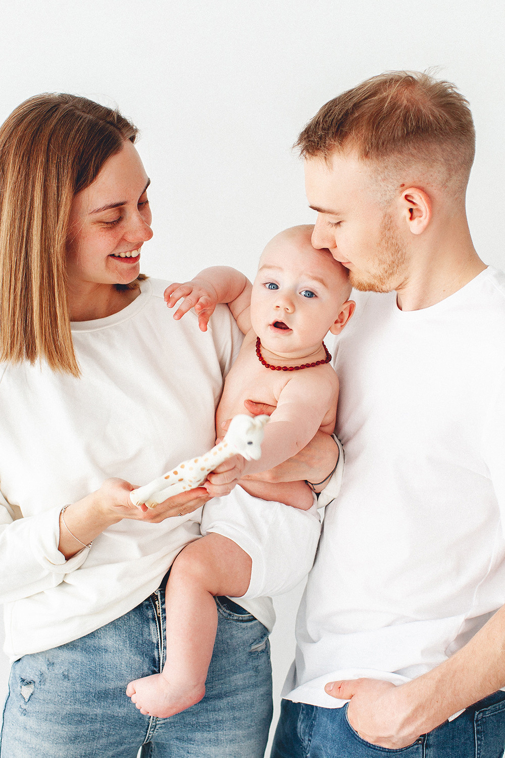 Семейные фото с шестимесячным малышом. Детский фотограф в Самаре