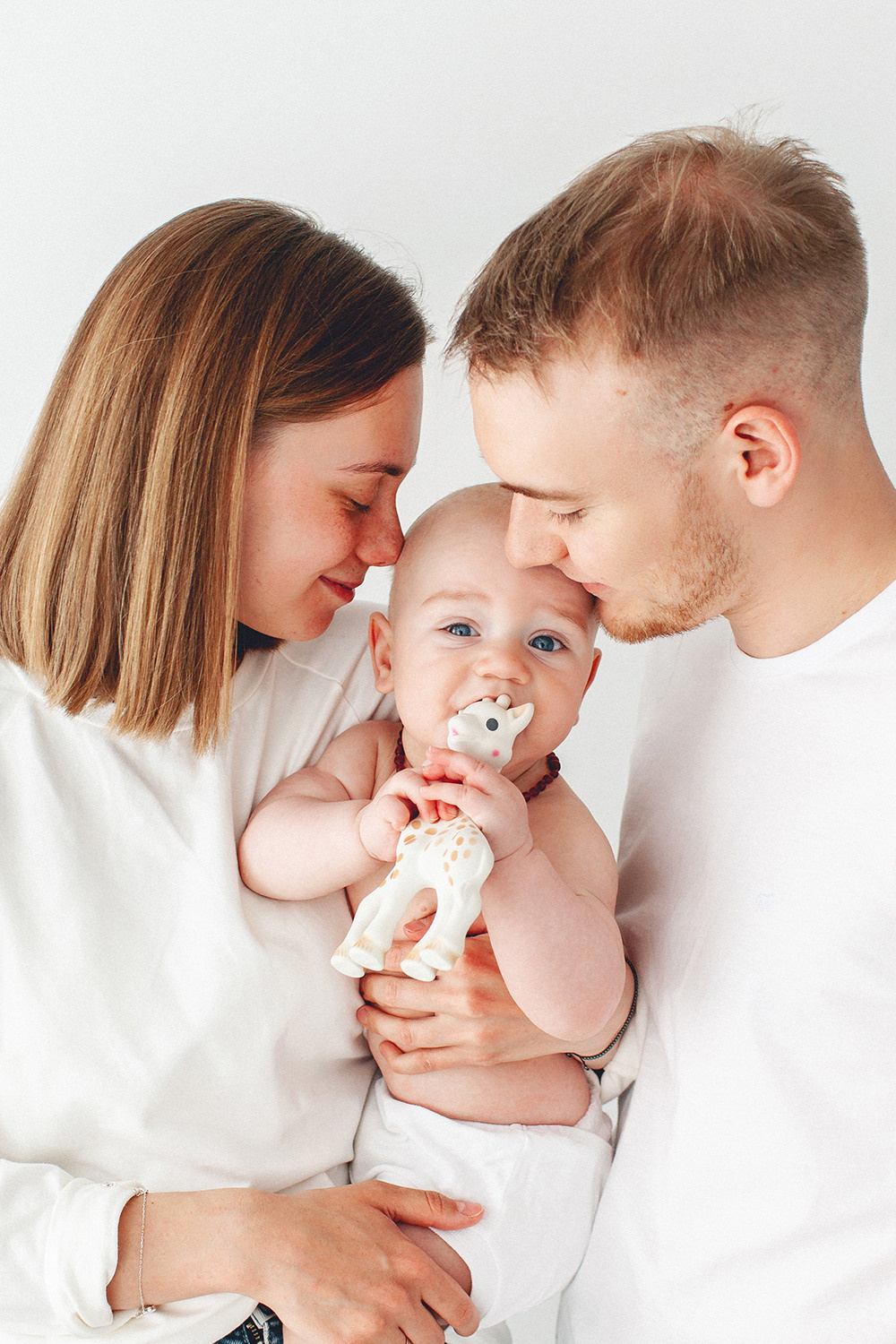 Семейные фото с шестимесячным малышом. Детский фотограф в Самаре