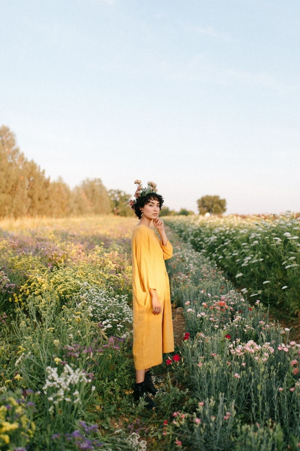 фотосессия в цветах