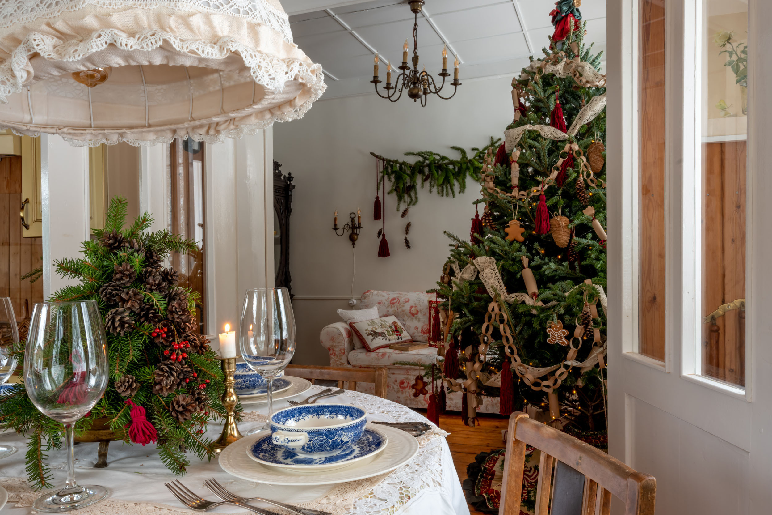 зимний декор, дачный декор