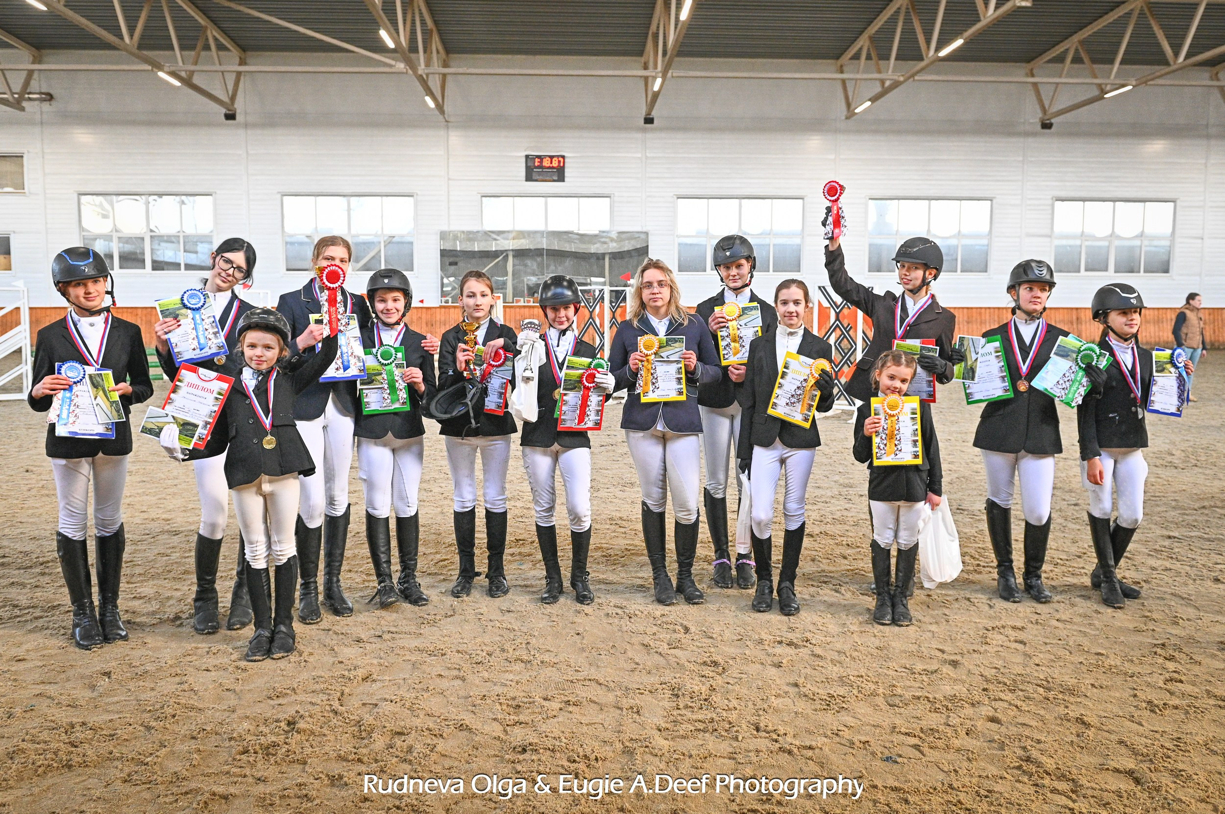2025.02.23 — КСК Конкорд (конкур) День Защитника Отечества. ТУРНИРНАЯ КОННАЯ ФОТОГРАФИЯ, Руднева Ольга и Евгений Адеев