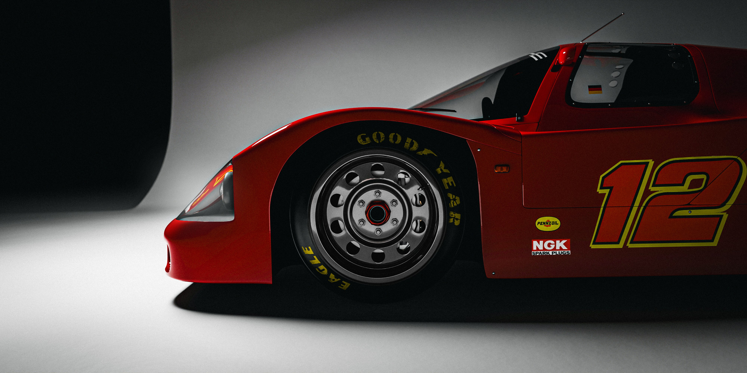 Porsche962. Архитектурная визуализация