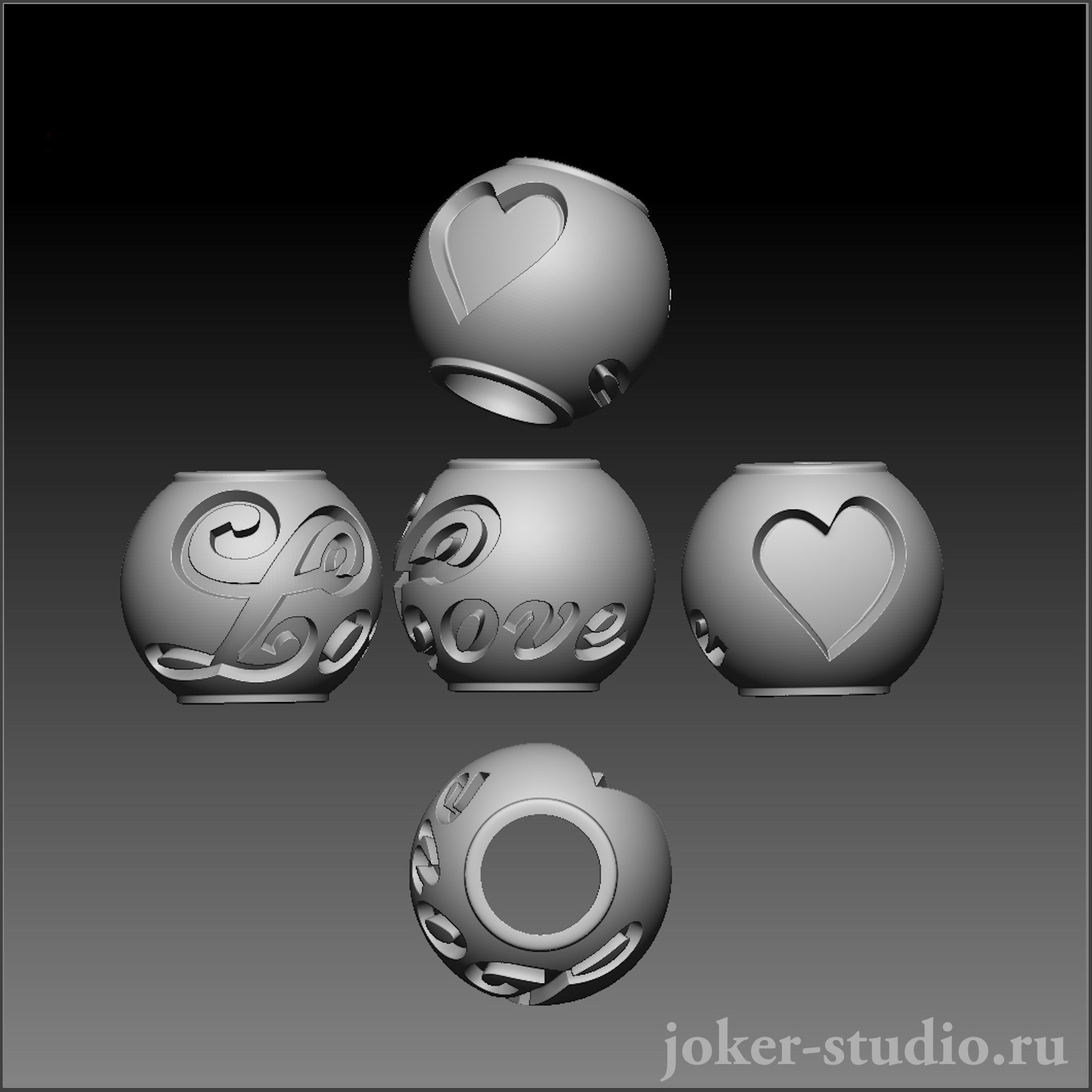 Производство бижутерии на заказ оптом подвески и бусины JOK.RU. JOKER-STUDIO УКРАШЕНИЯ 3D МОДЕЛИРОВАНИЕ ЛИТЬЁ
