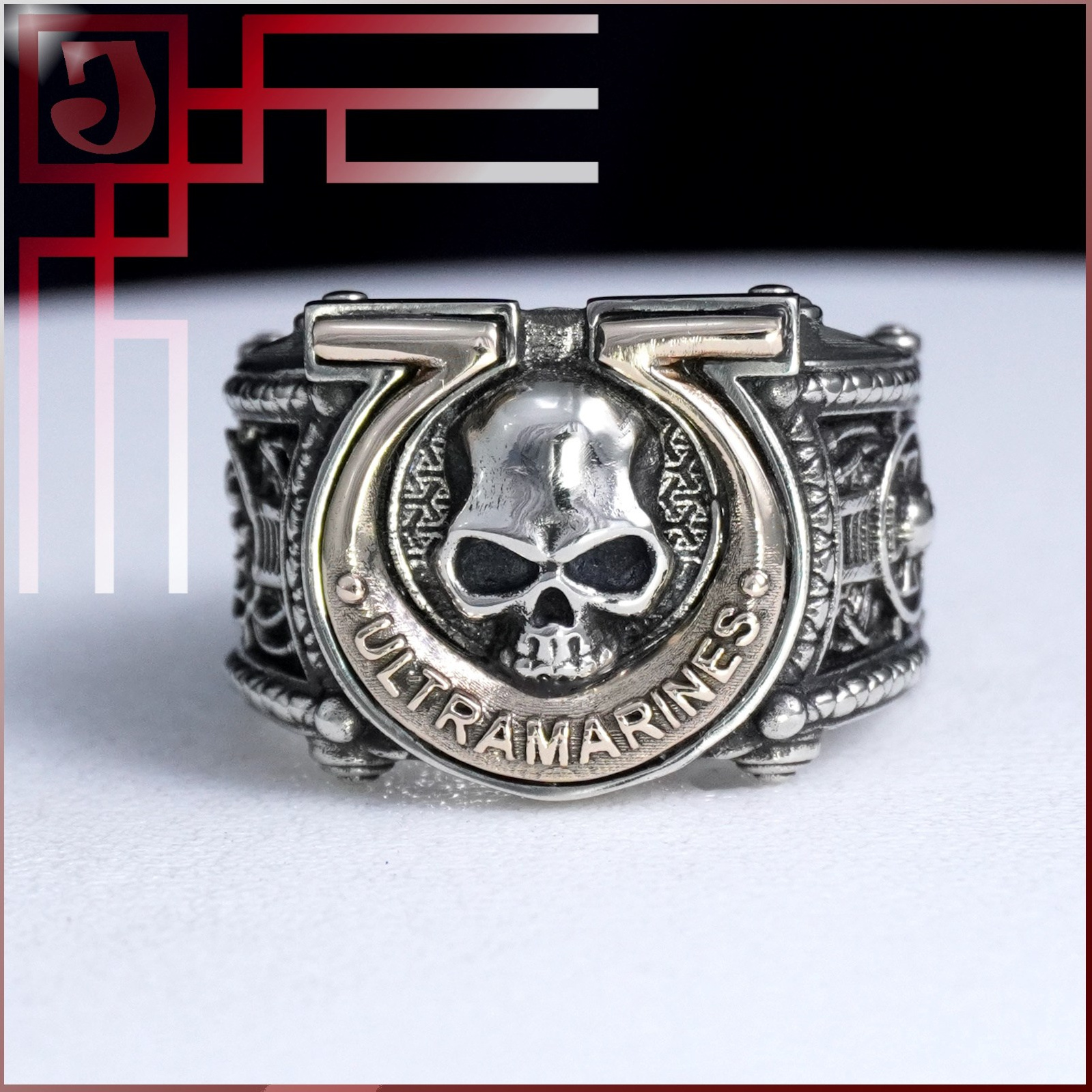 Кольцо в стиле Вахи для фанатов Warhammer 40,000 купить на заказ