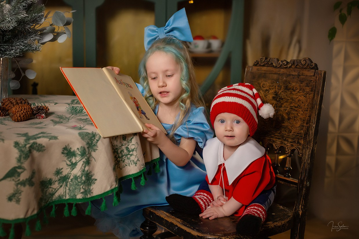 Новогодняя фотосессия в стиле «Буратино». Детский и семейный фотограф в Екатеринбурге